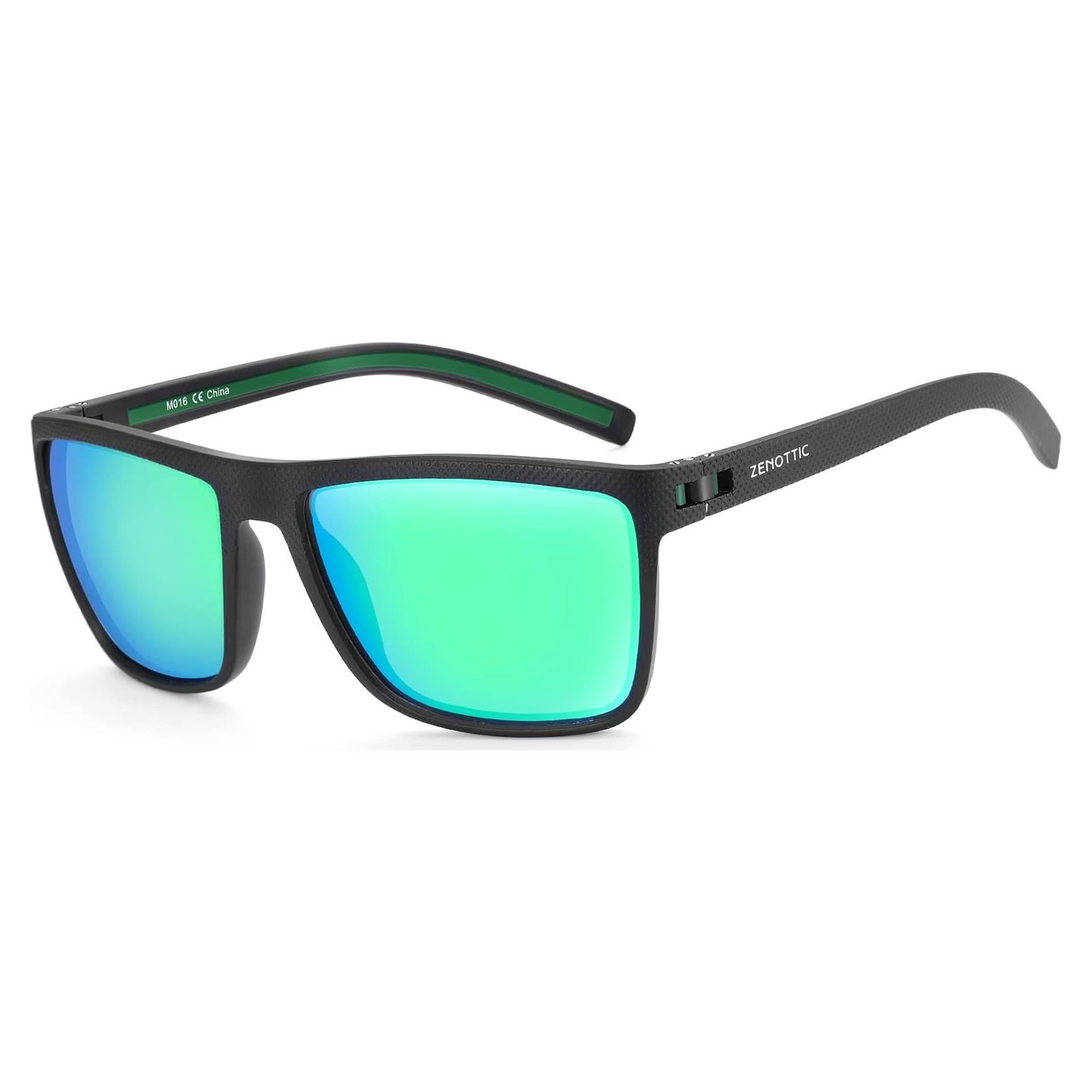 Gafas de sol ZENOTTIC para hombres UV400 marco TR90 ligero