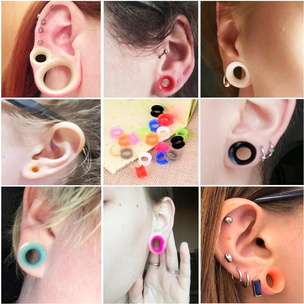 22 Pares Tapones de Silicona Suave Lianrunshangmao 10mm