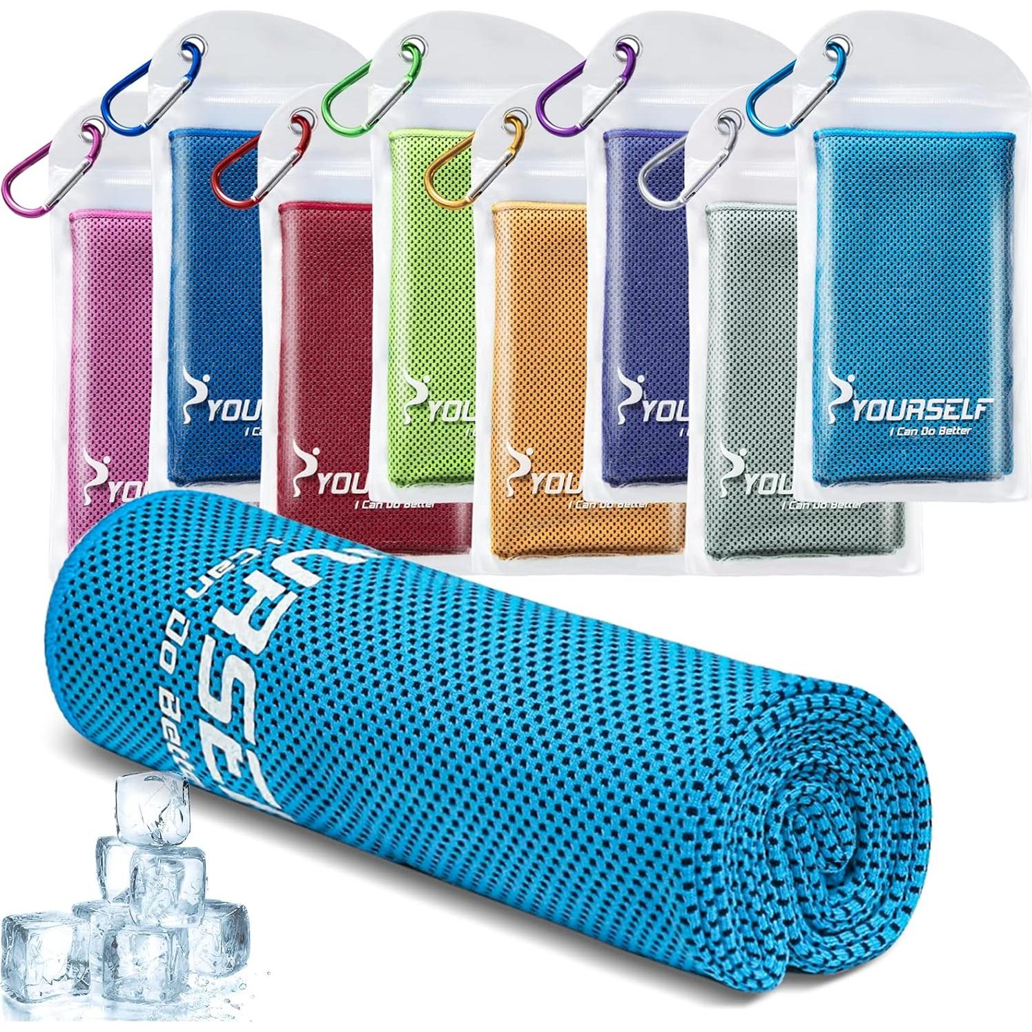 Toalla Enfriadora SYOURSELF 101.6x30.5 cm Azul Microfibra