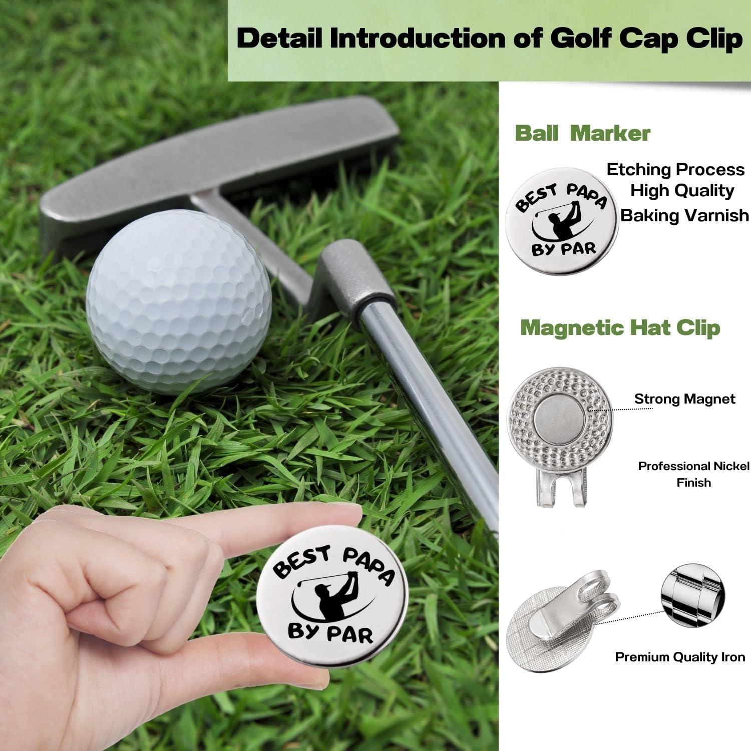 Marcador de Pelota de Golf Botogift con Clip Magnético - Plateado