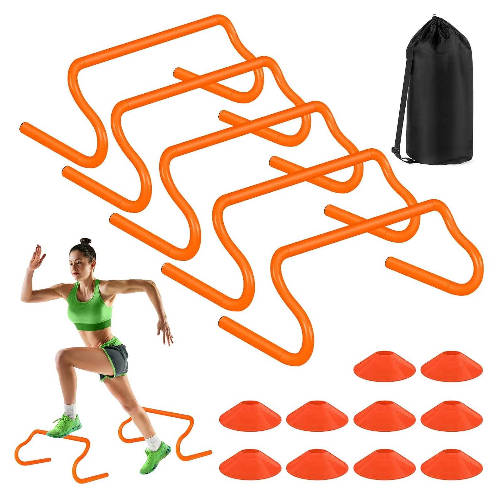 Equipo de Entrenamiento de Agilidad SMTPDT - 5 Vallas y 10 Conos