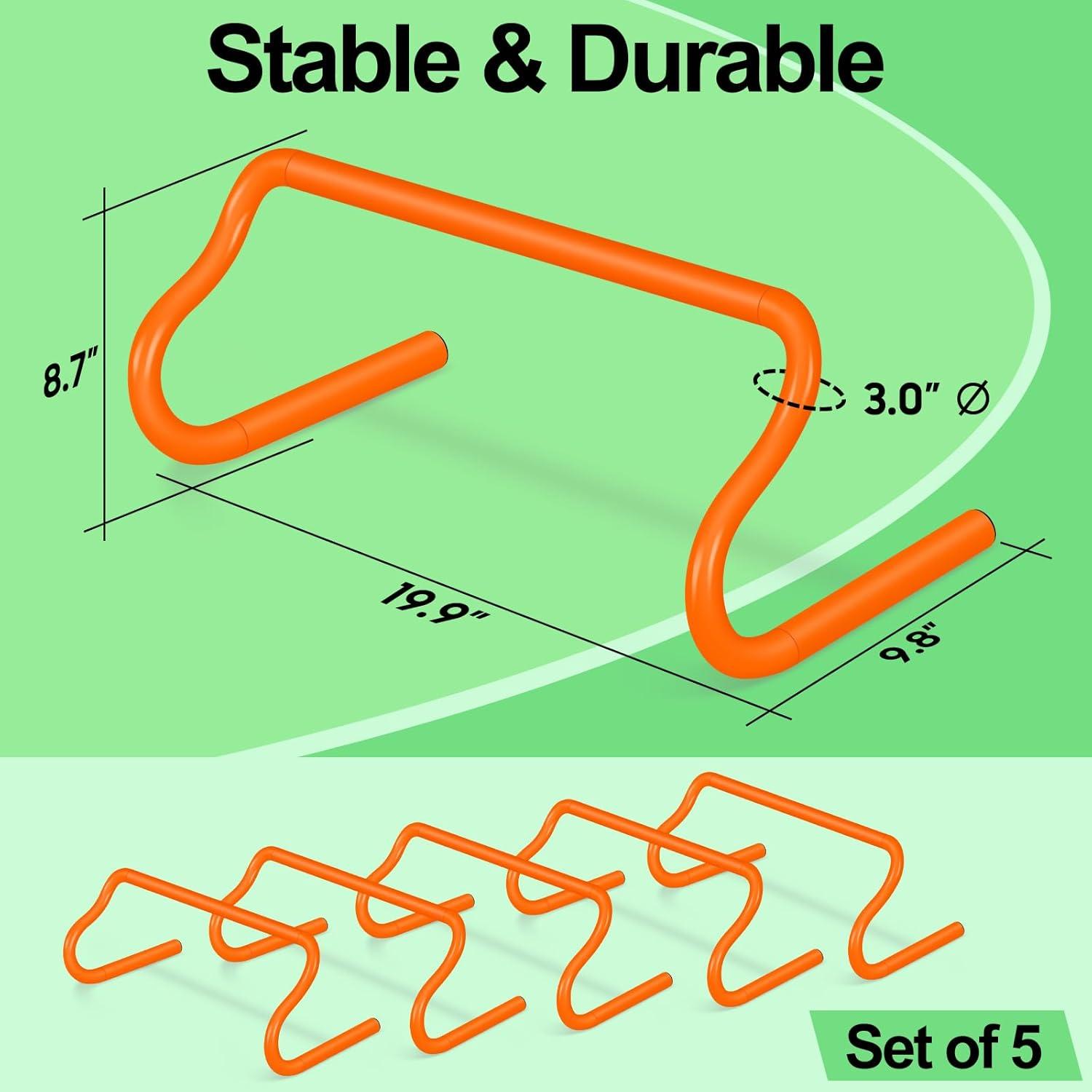 Equipo de Entrenamiento de Agilidad SMTPDT - 5 Vallas y 10 Conos