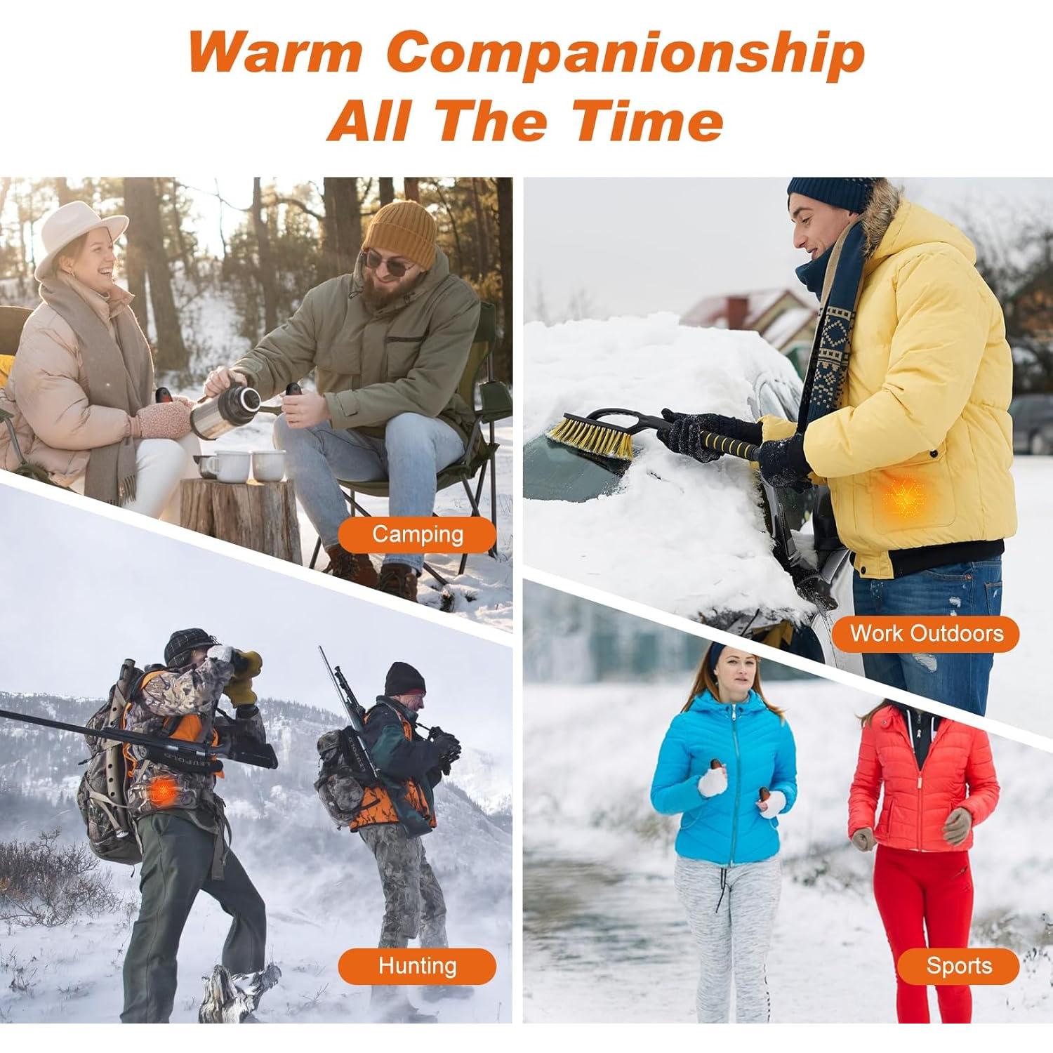 Calentadores de Manos NEKKA Recargables 4000mAh 2 Piezas