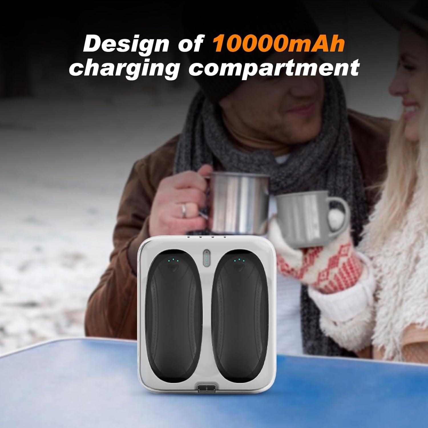 Calentadores de Manos NEKKA Recargables 4000mAh 2 Piezas