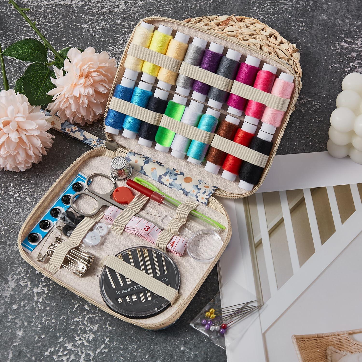 Kit de Costura Profesional Bobode 87 Piezas para Viaje