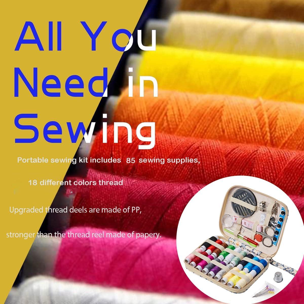 Kit de Costura Profesional Bobode 87 Piezas para Viaje