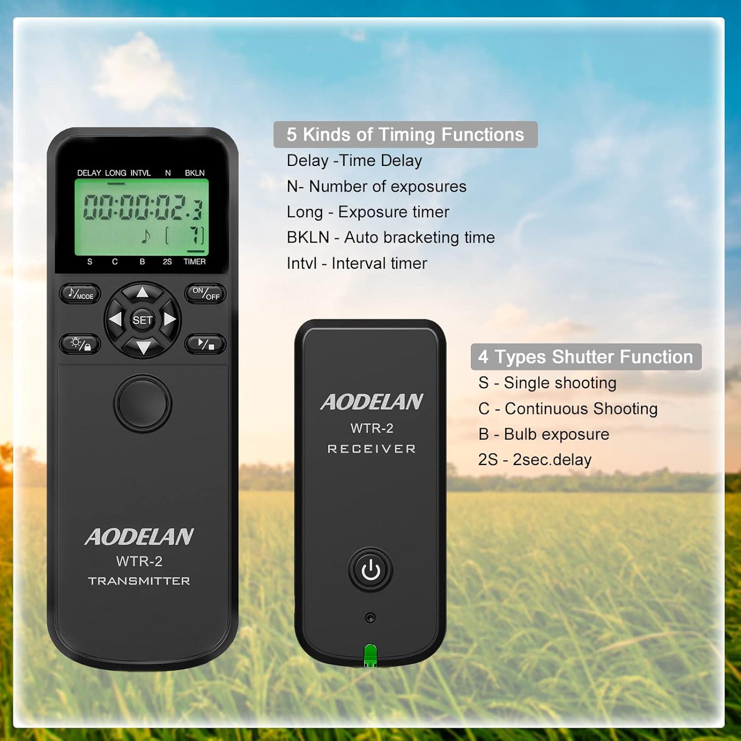 Controlador de temporizador AODELAN WTR-2 para Olympus y Panasonic