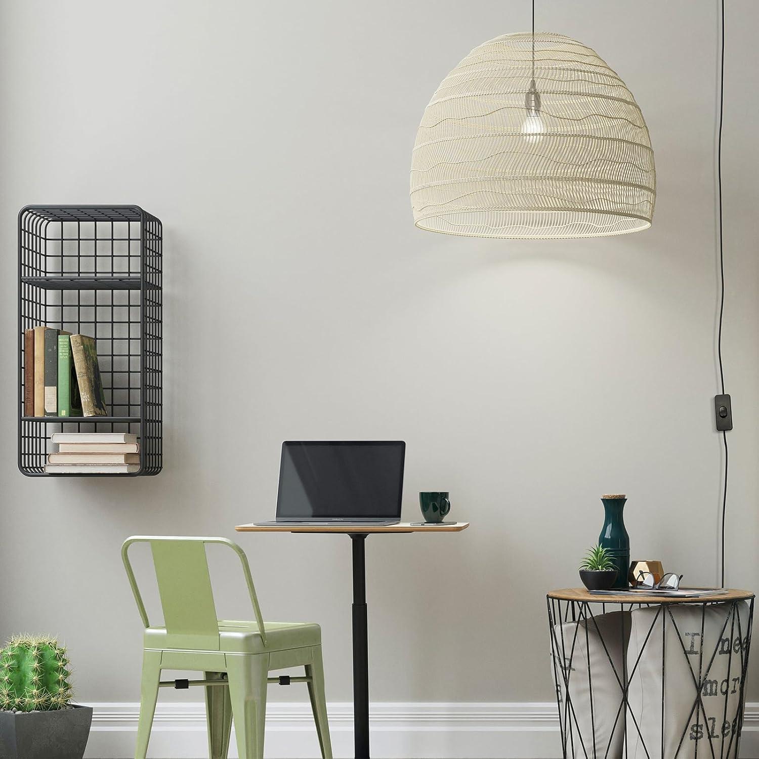 Cable de Extensión para Lámpara Colgante DiCUNO E26 2M Negro