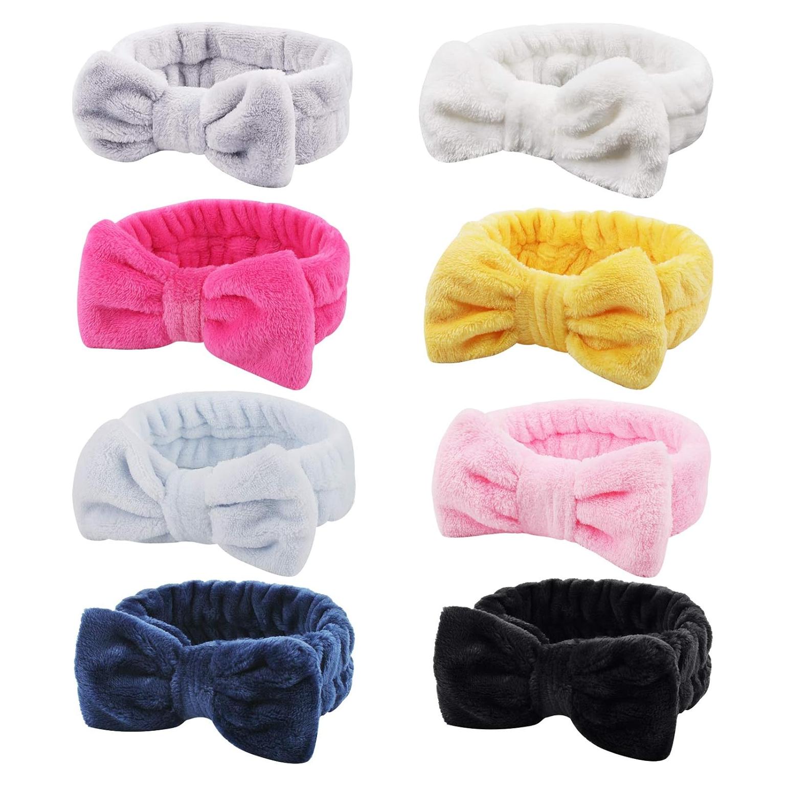 Diademas de Maquillaje Ondder - 8 Piezas Multicolor Suaves