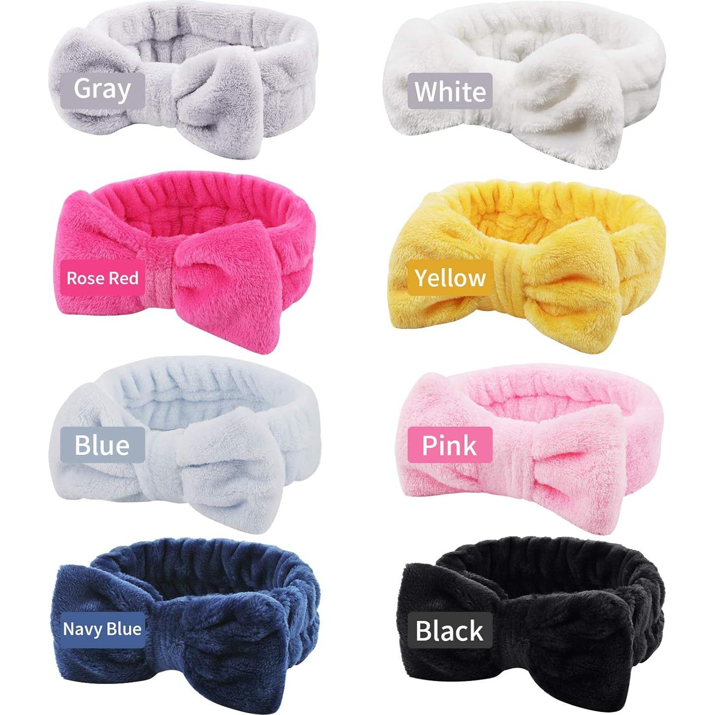 Diademas de Maquillaje Ondder - 8 Piezas Multicolor Suaves