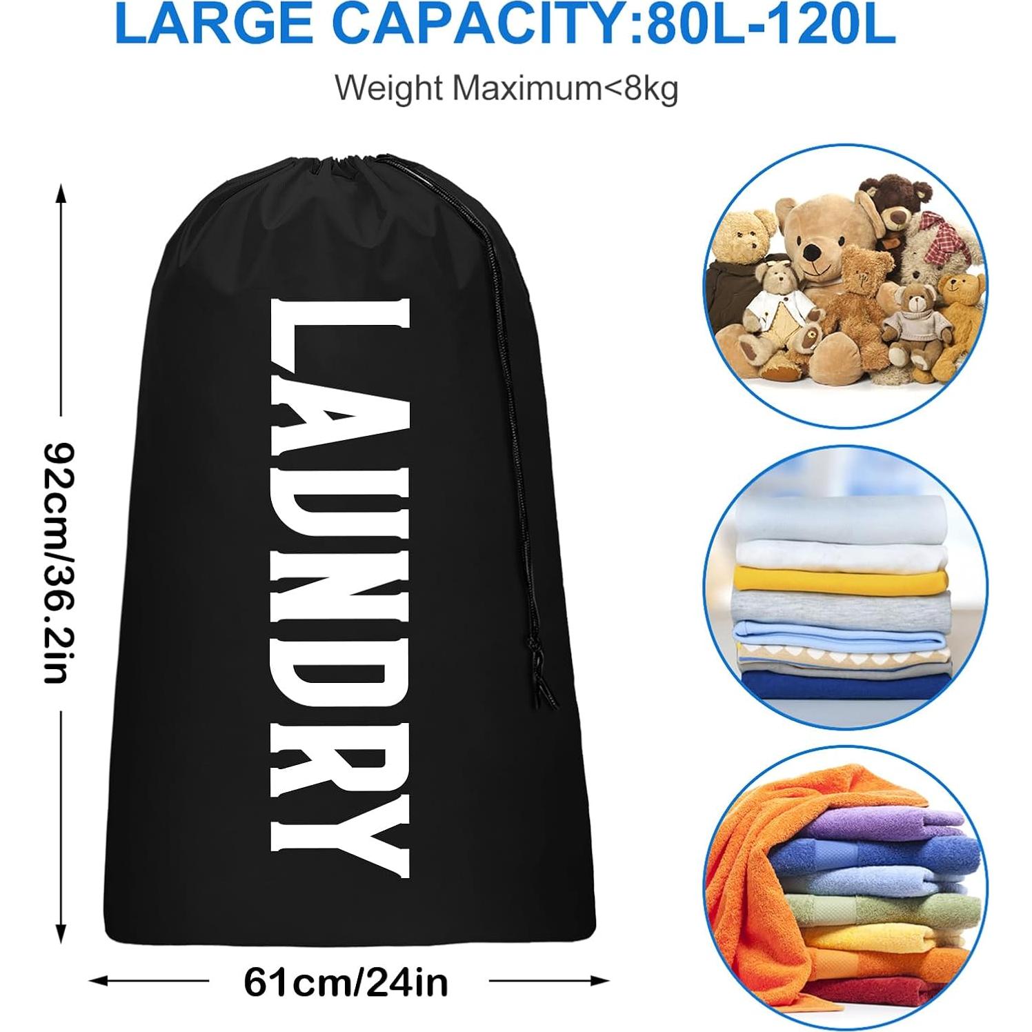 Bolsas de Lavandería de Viaje XL Fiodrimy - 2 Piezas 61x91cm