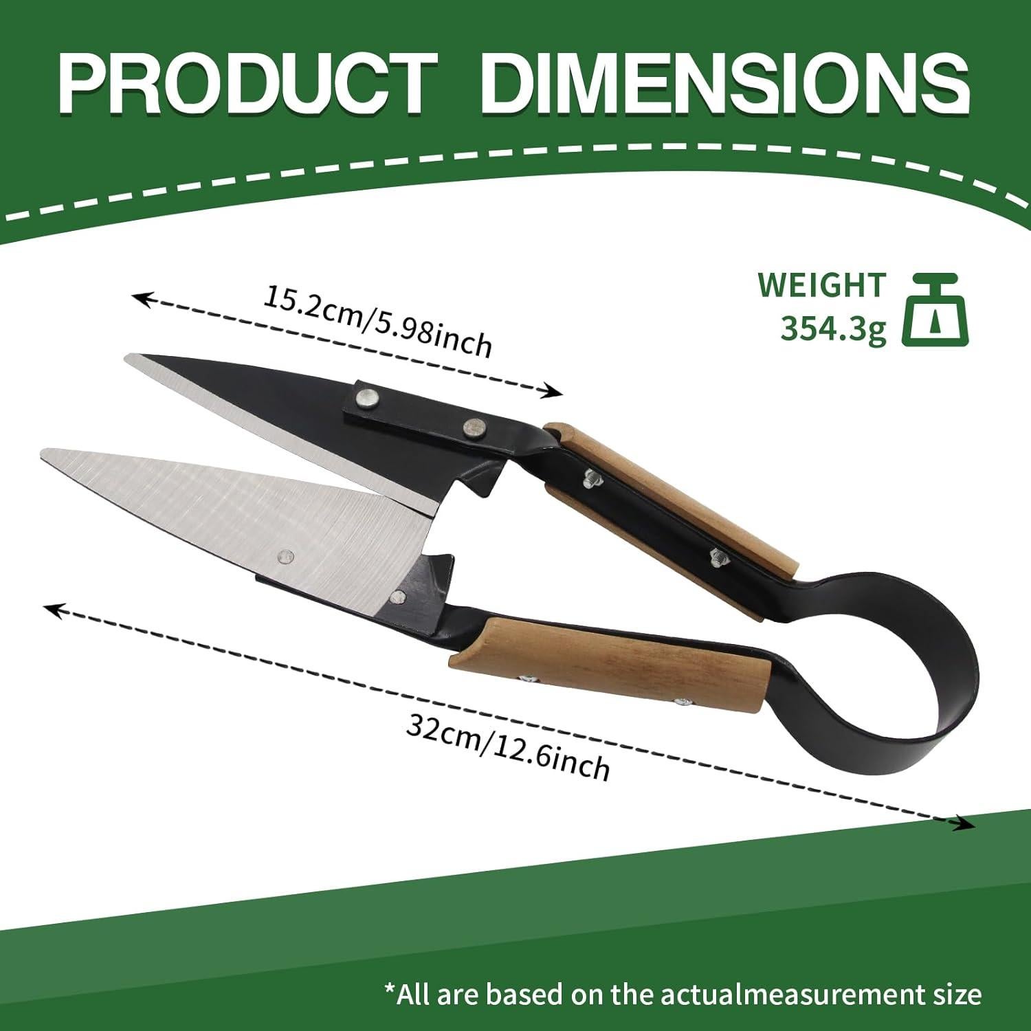 Tijeras de mano USUNFARM para esquilar ovejas 15.2 cm acero