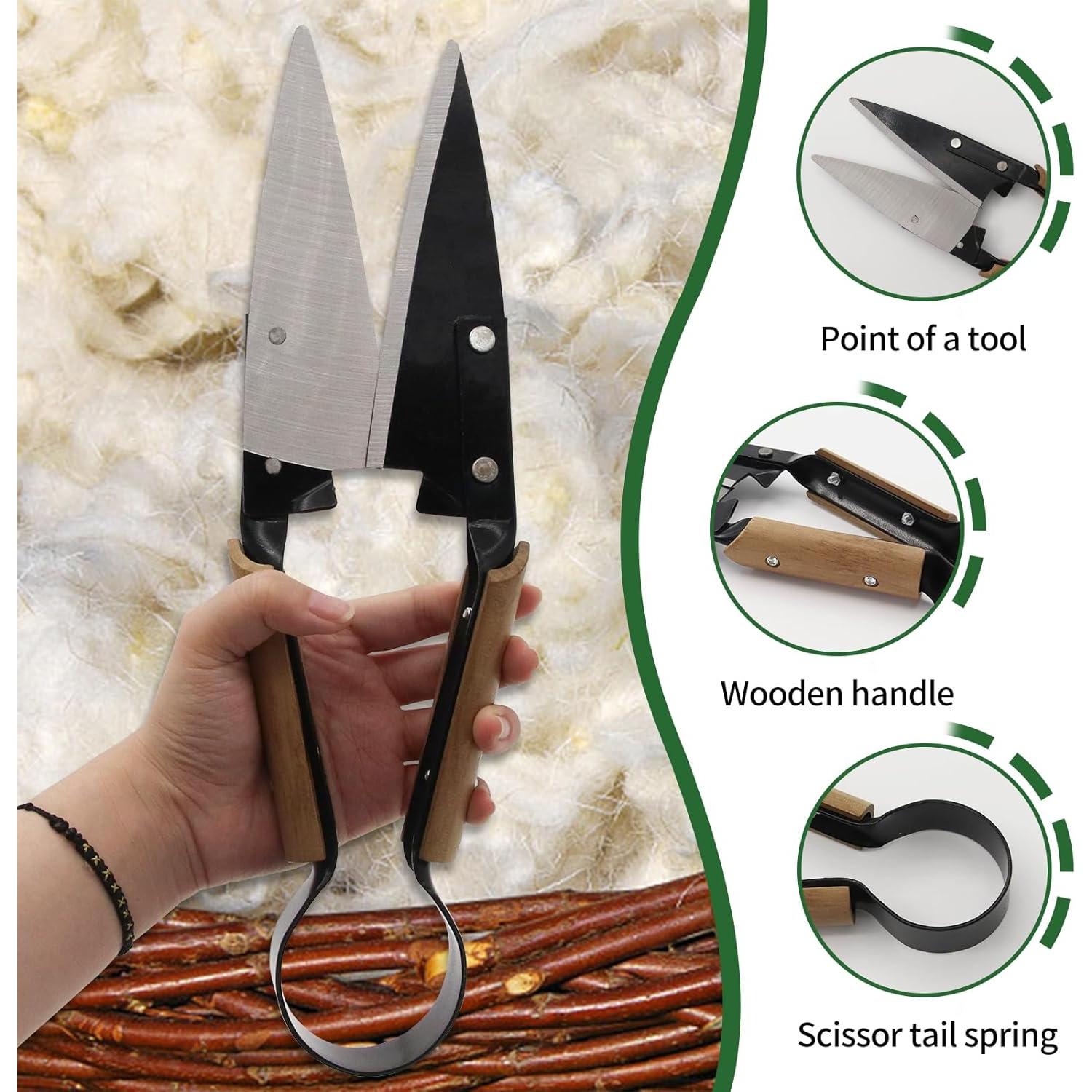 Tijeras de mano USUNFARM para esquilar ovejas 15.2 cm acero