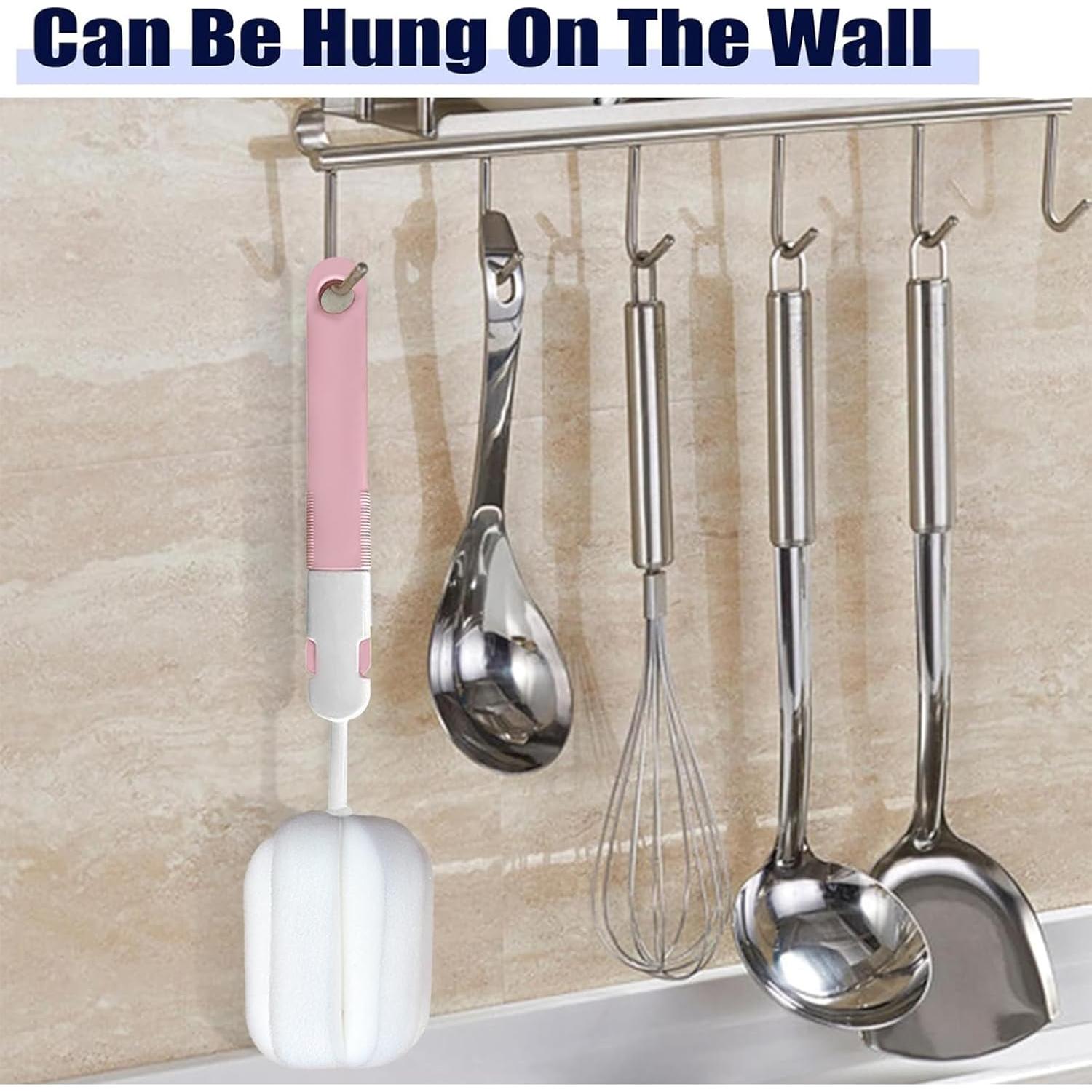 Cepillos de Botellas de Esponja INVODA 3 Piezas 29.5x6 cm