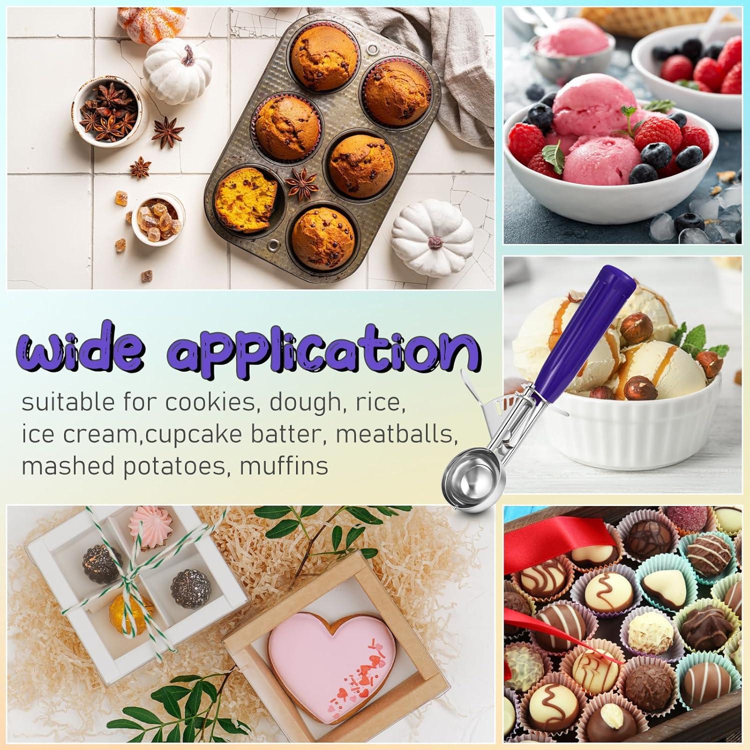 Cucharas para Helado Reallnaive 2 Pcs Acero Inoxidable 21.26 g