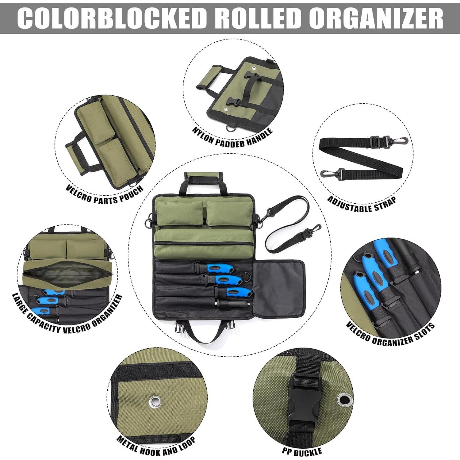 Juego de 10 Cuchillos para Filetear GPUSFAK - Acero Inoxidable