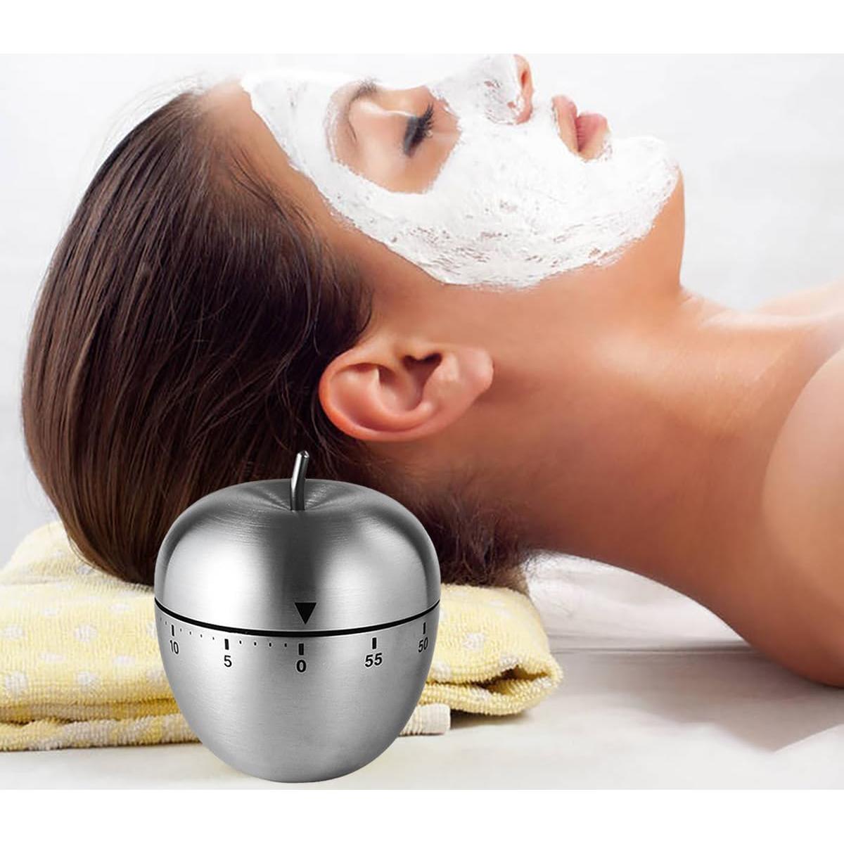 Temporizador de Cocina Mecánico MOBXPAR Manzana Acero Inoxidable 60 Min