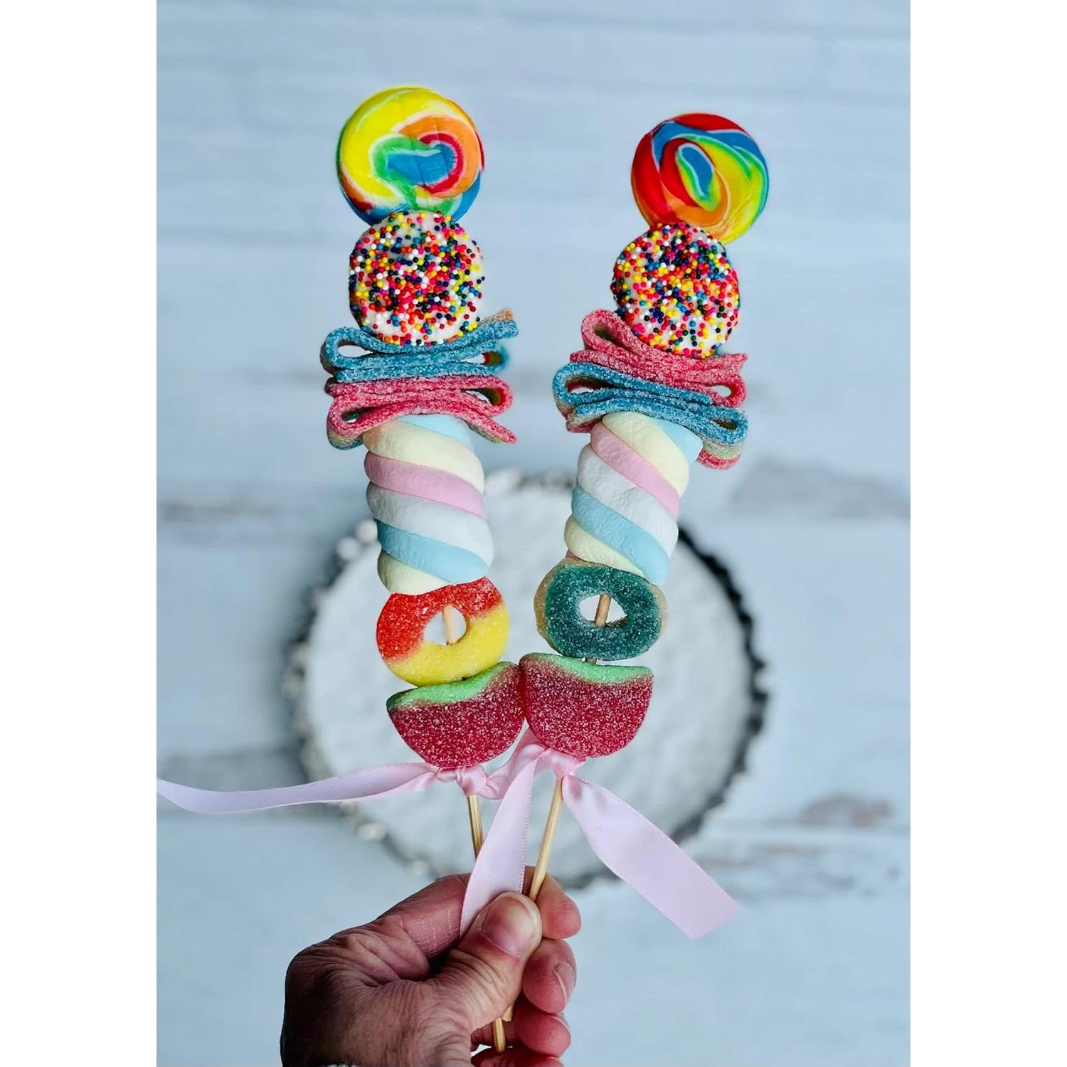 Pinchos de Bambú MalloMe 15 cm 100 pcs 4mm para BBQ