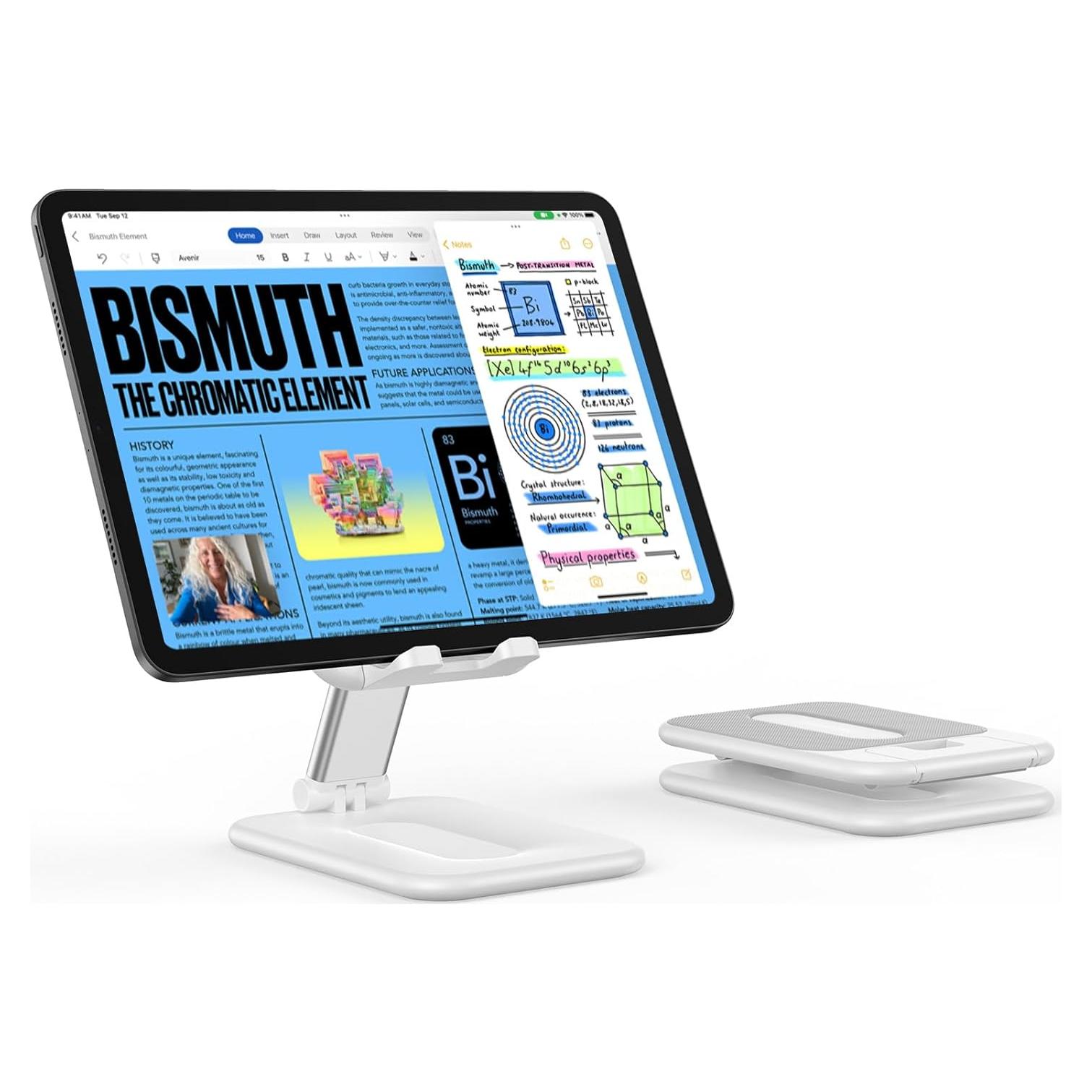 Soporte Plegable para Tableta OMOTON Blanco 32.77 cm