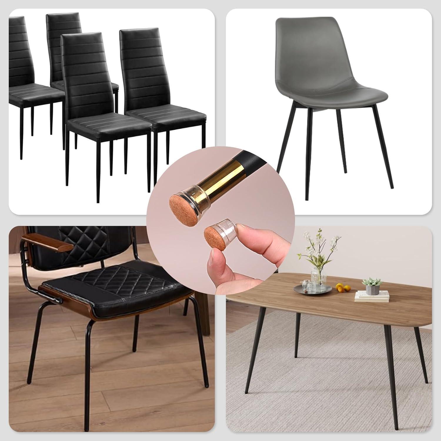 Protectores de Suelo de Silicona Jedroc 24 PCS para Patas de Sillas