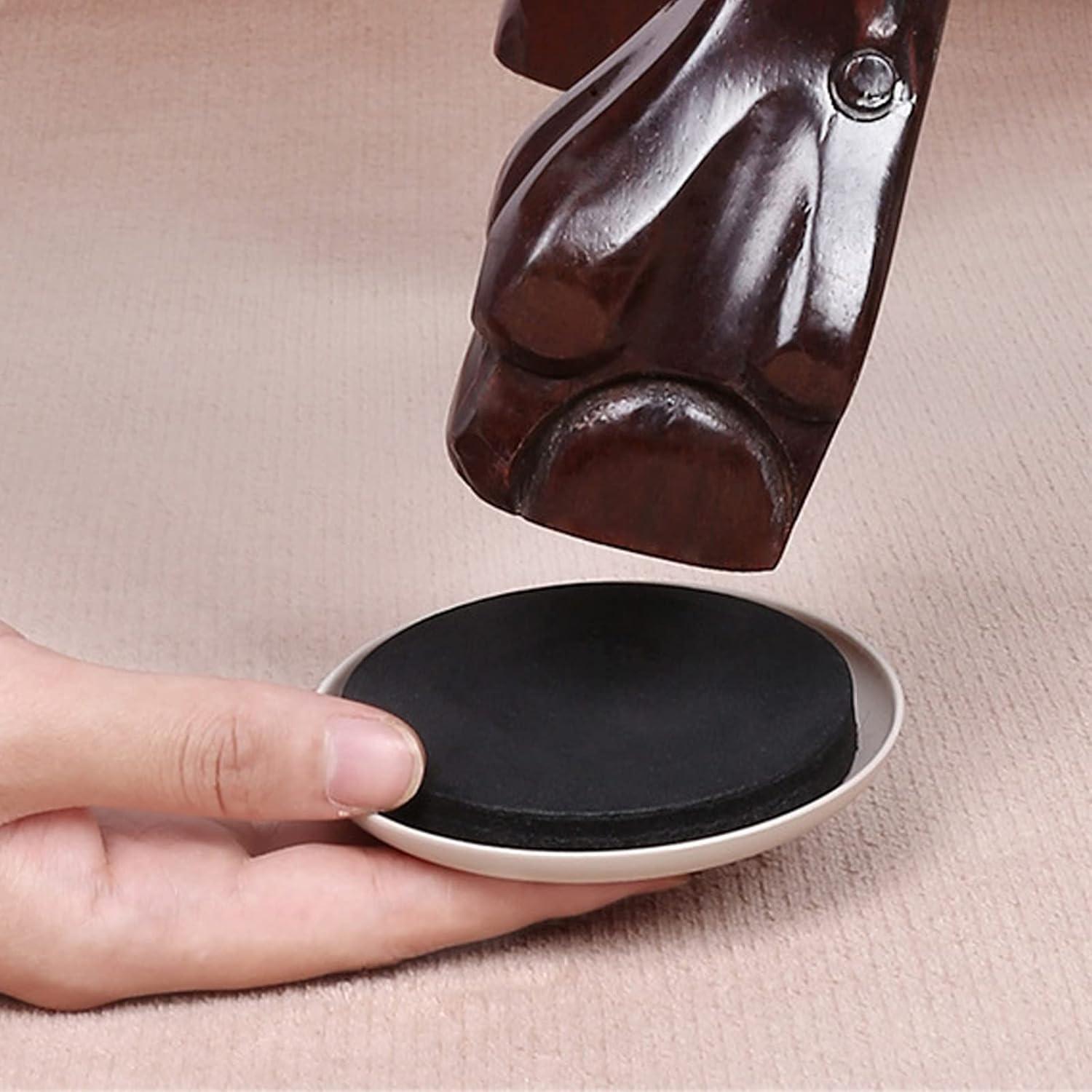 Deslizadores de Muebles Redondos Tighall 8 Piezas 12.7 cm Beige