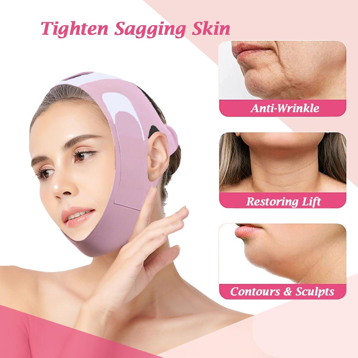 Mascarilla Facial V-Line FIKETLXU de Grafeno para Mujeres