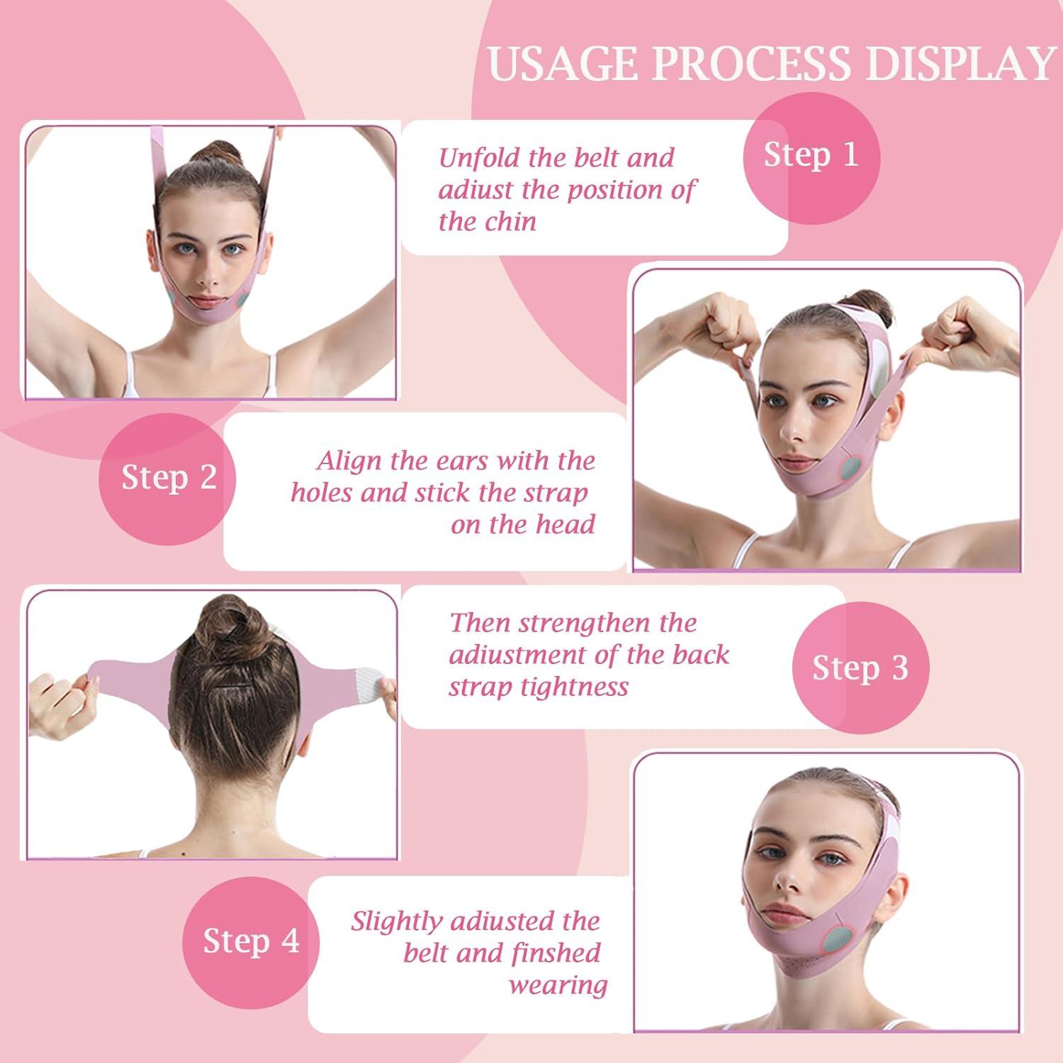 Mascarilla Facial V-Line FIKETLXU de Grafeno para Mujeres