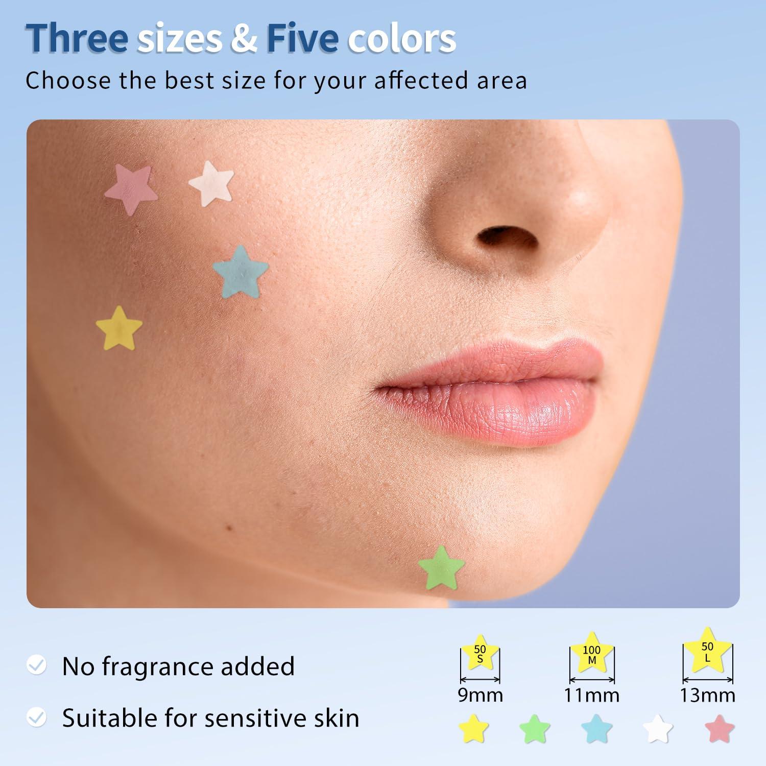 Parche Hidrocoloide para Granos Cabiuty - 200 Unidades, 3 Tamaños