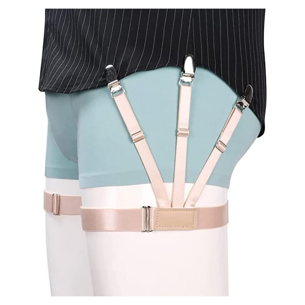 Soportes Ajustables para Camisas Kedofe Beige Antideslizantes