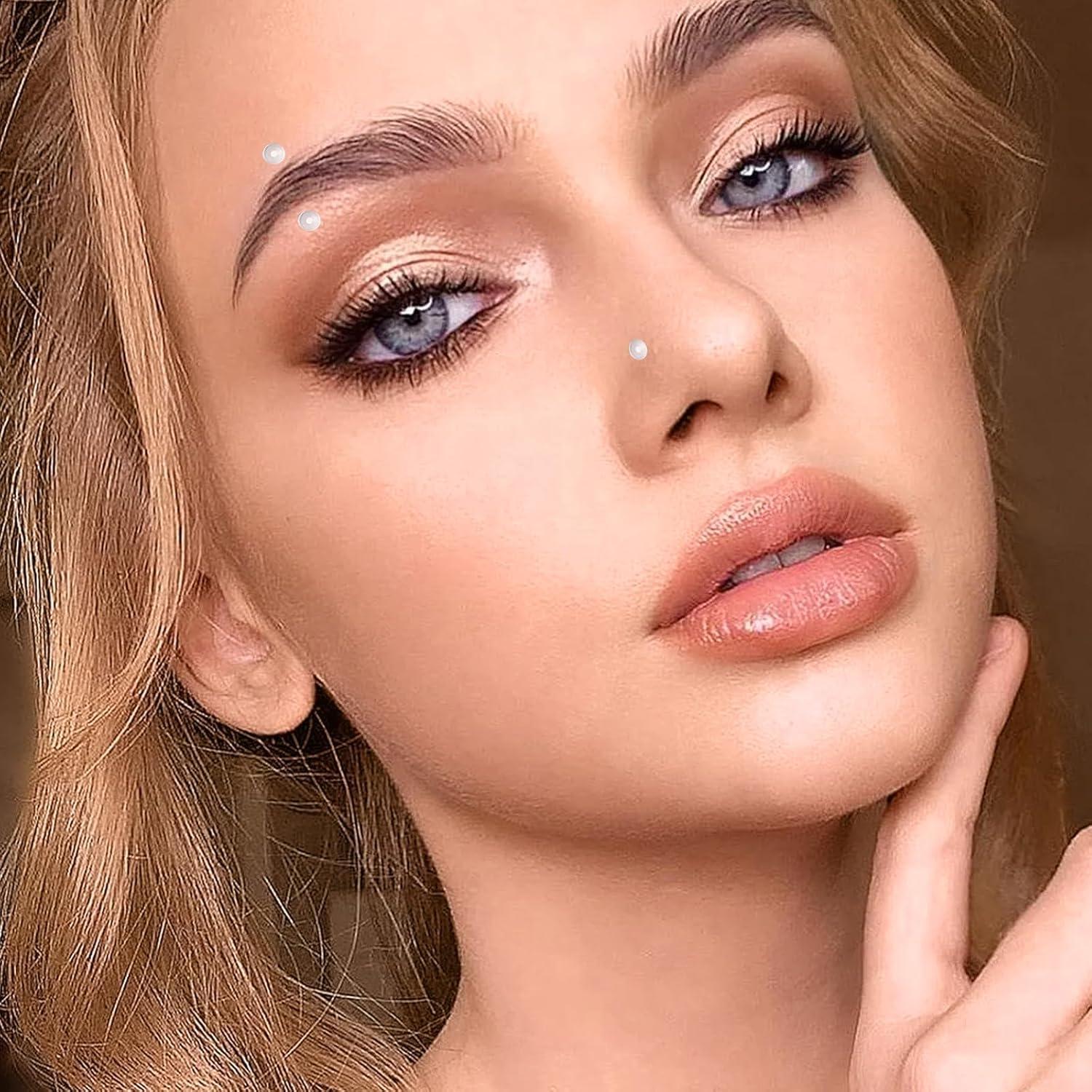 Reteadores Transparentes para Piercings - 20 Piezas 10mm