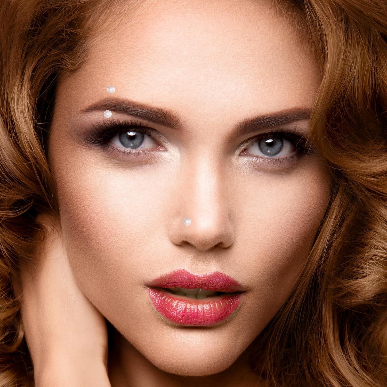 Reteadores Transparentes para Piercings - 20 Piezas 10mm