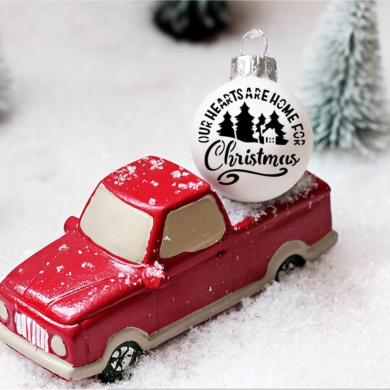 Kit de Plantillas Navideñas Reutilizables 60 Piezas 7.62cm