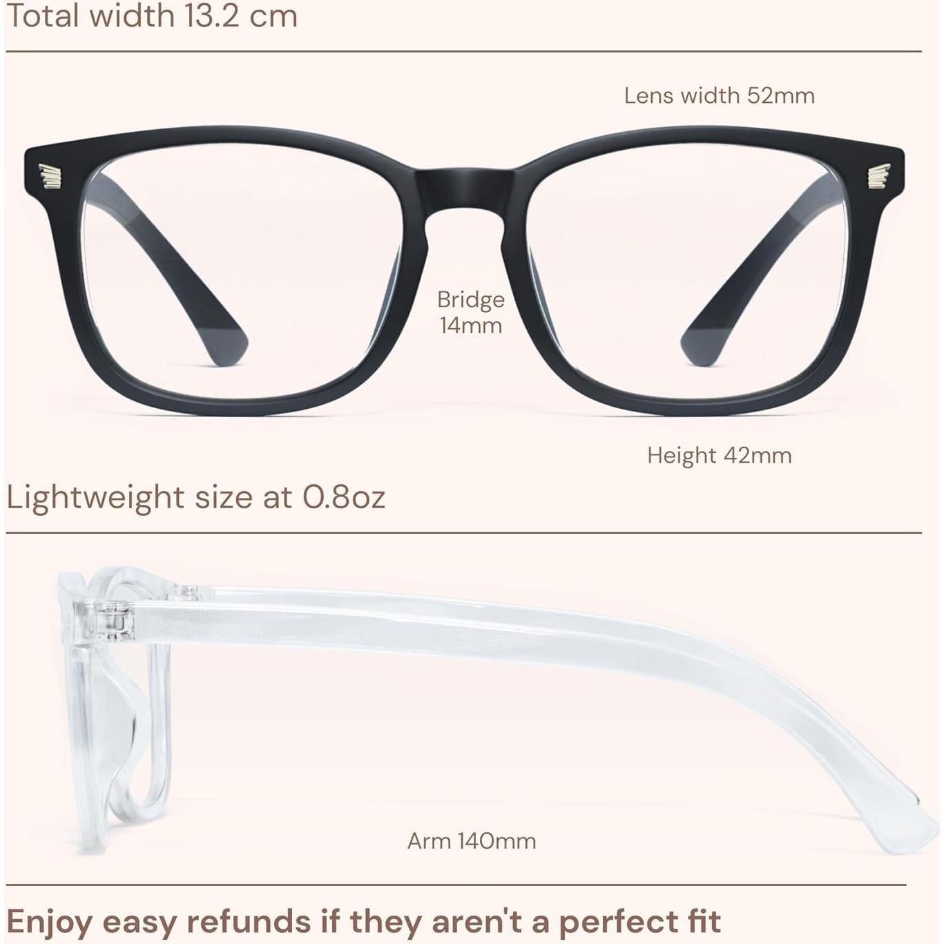 Gafas de luz azul Gaoye para mujer - 99% bloqueo UV400