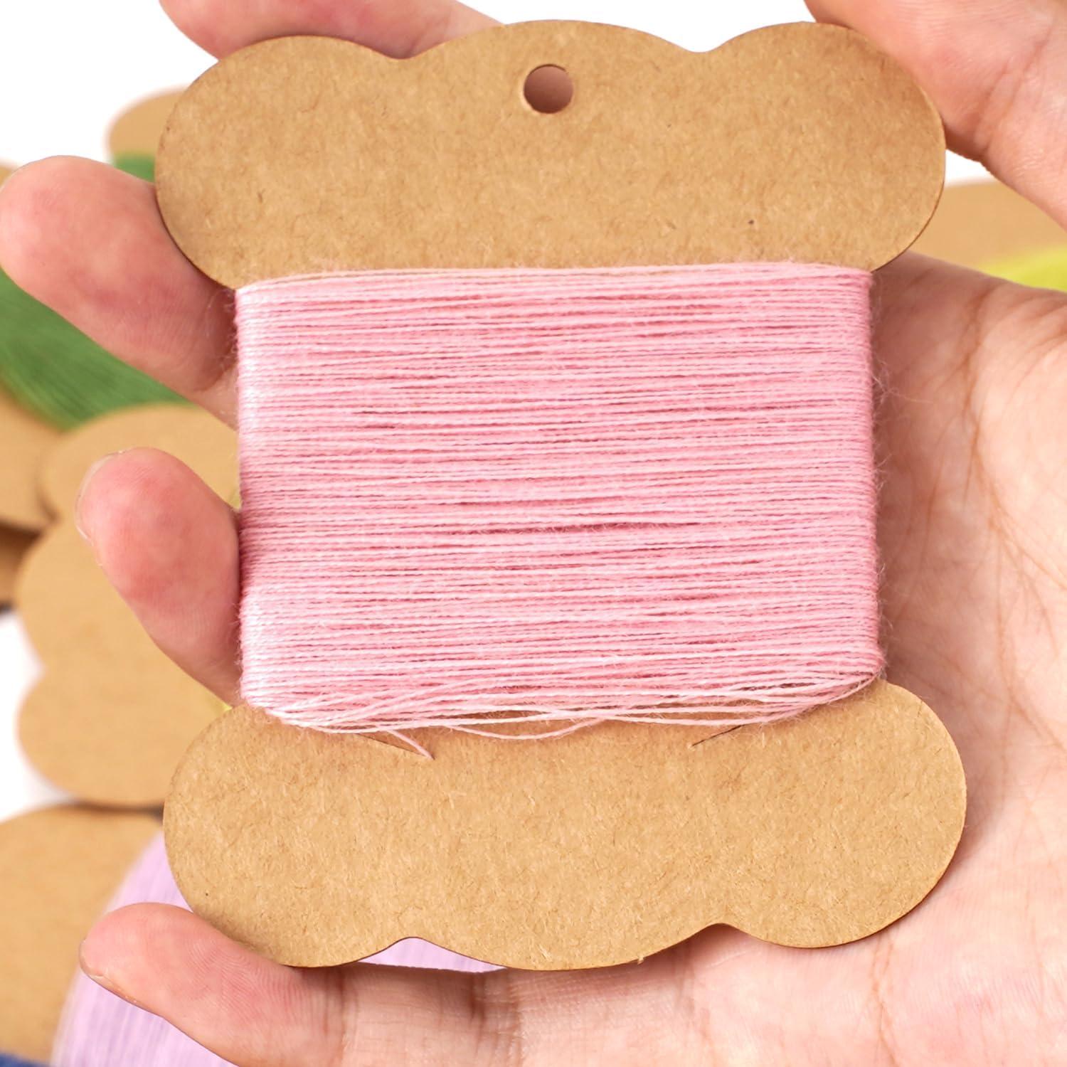 Kit de Hilo de Bordado de Lana Connimonet 50m x 20 Colores