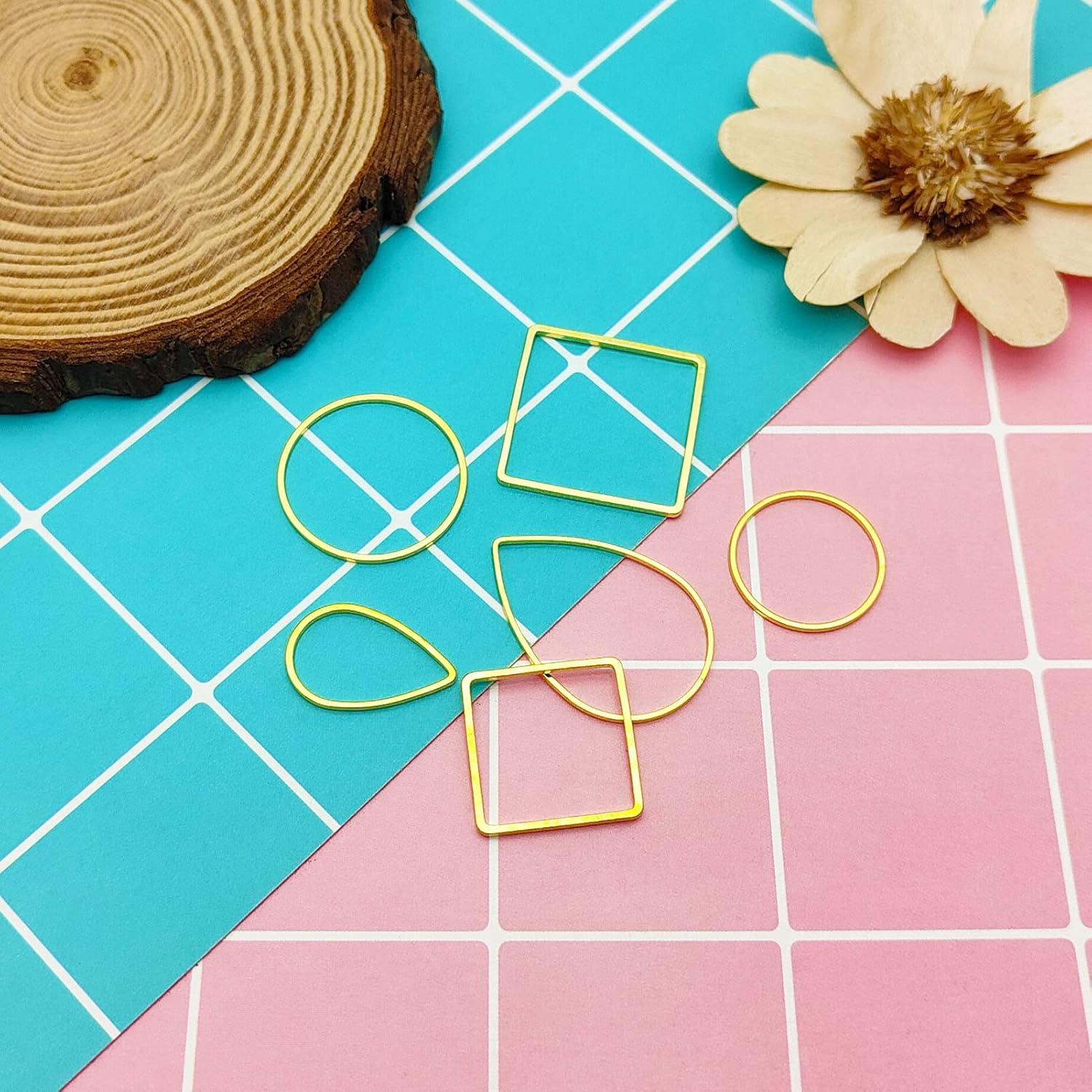 120 Aros para Pendientes Ximalun - Hipoalergénicos Dorados