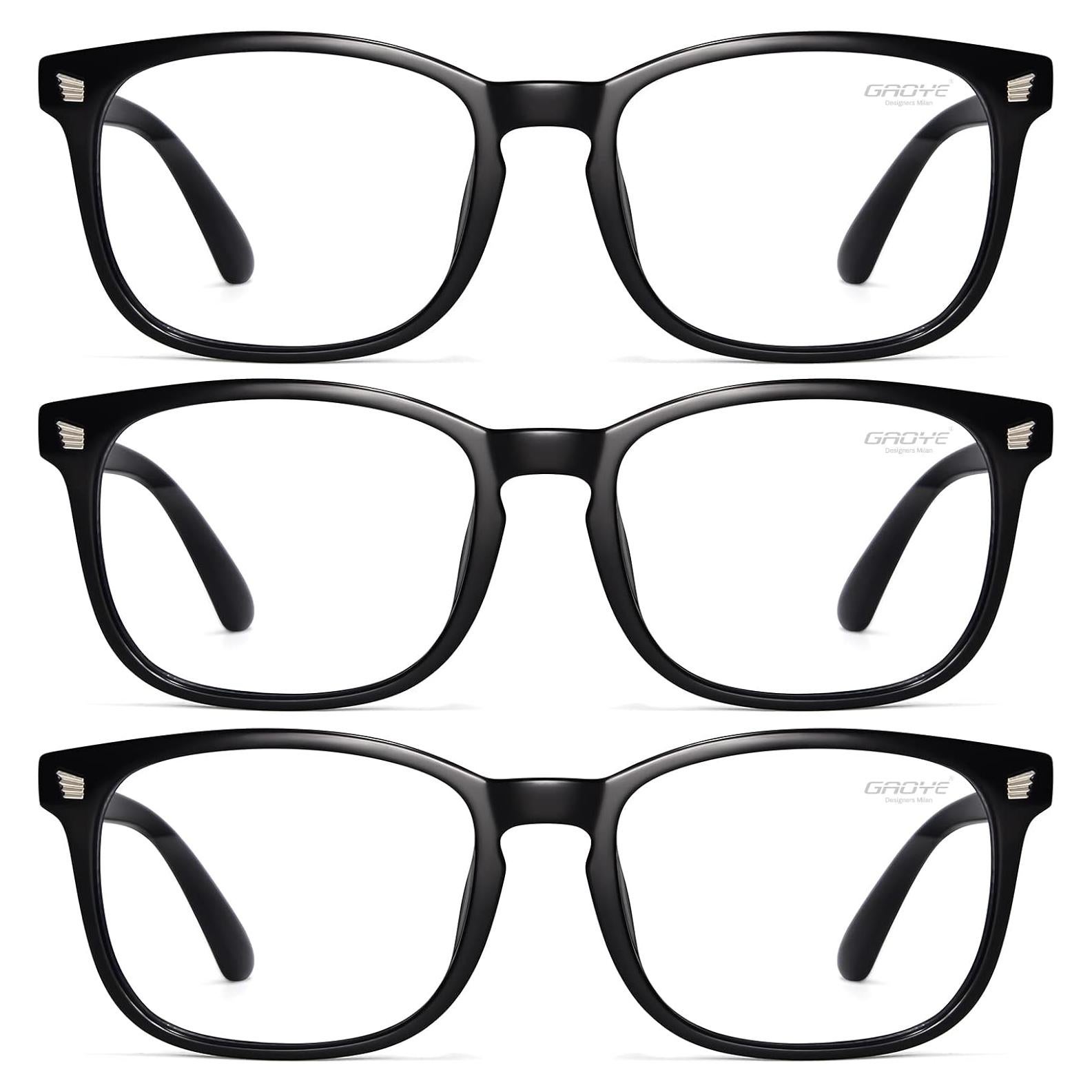 Gafas Gaoye Bloqueo Luz Azul TR90 Paquete de 3