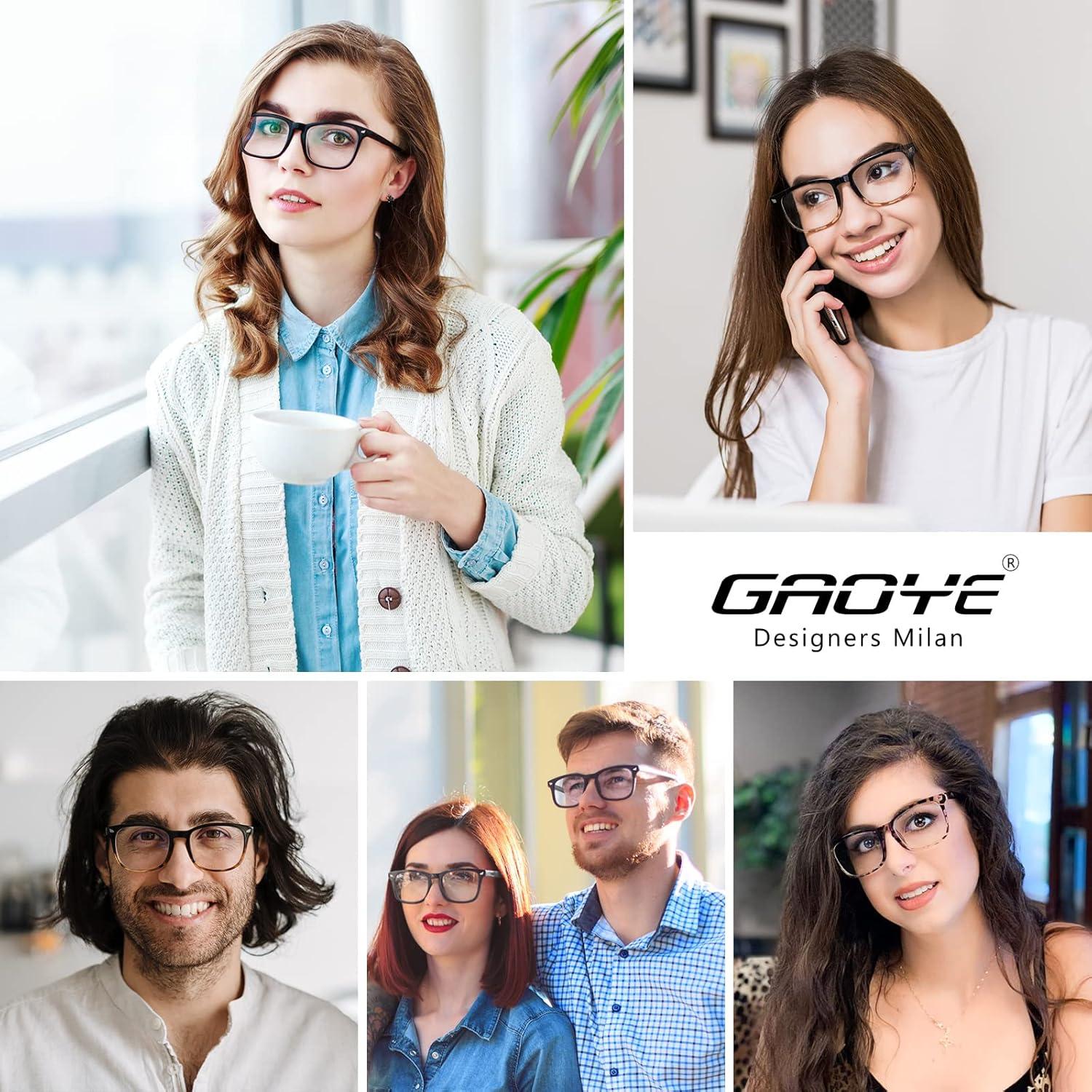 Gafas de luz azul Gaoye para mujer - 99% bloqueo UV400