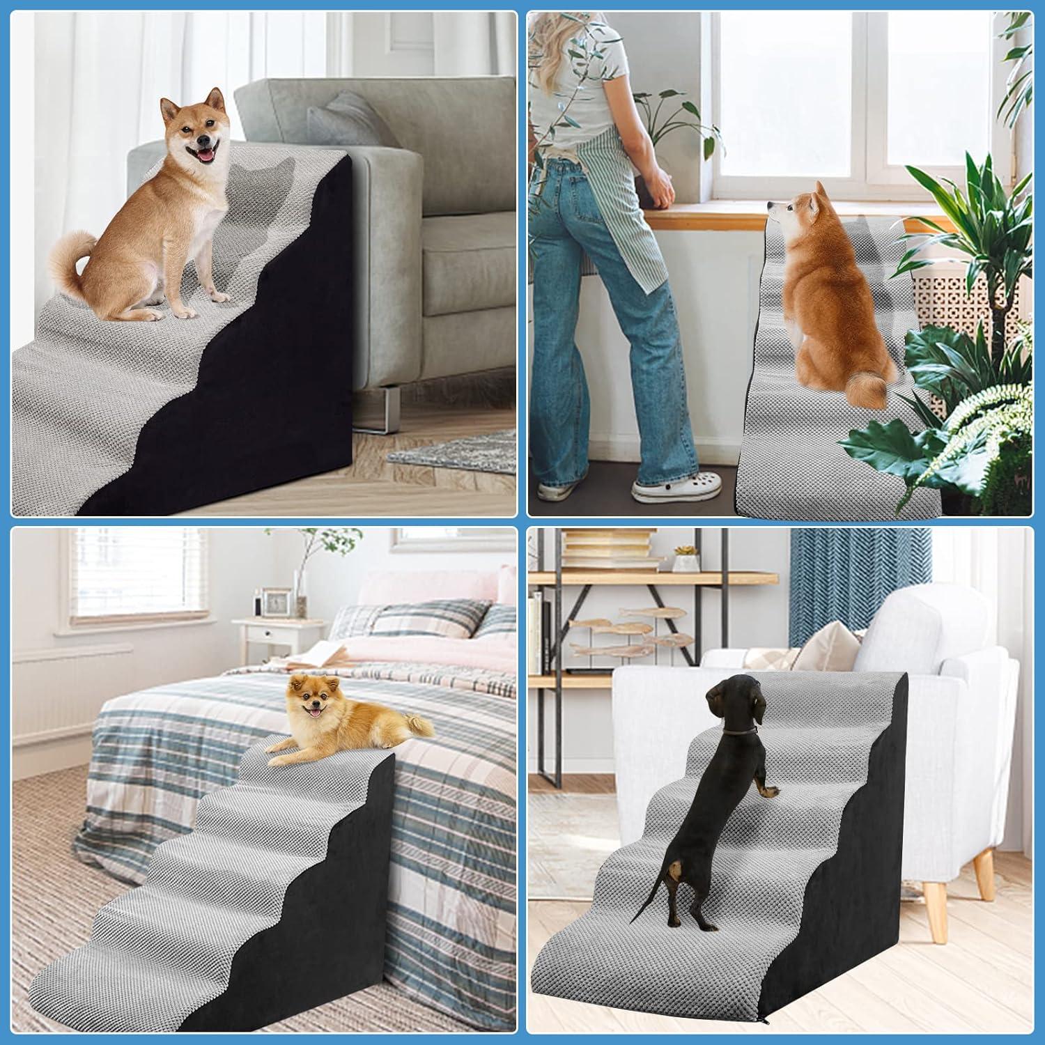 Escaleras para Perros LitaiL 5 Niveles Antideslizantes 61 cm