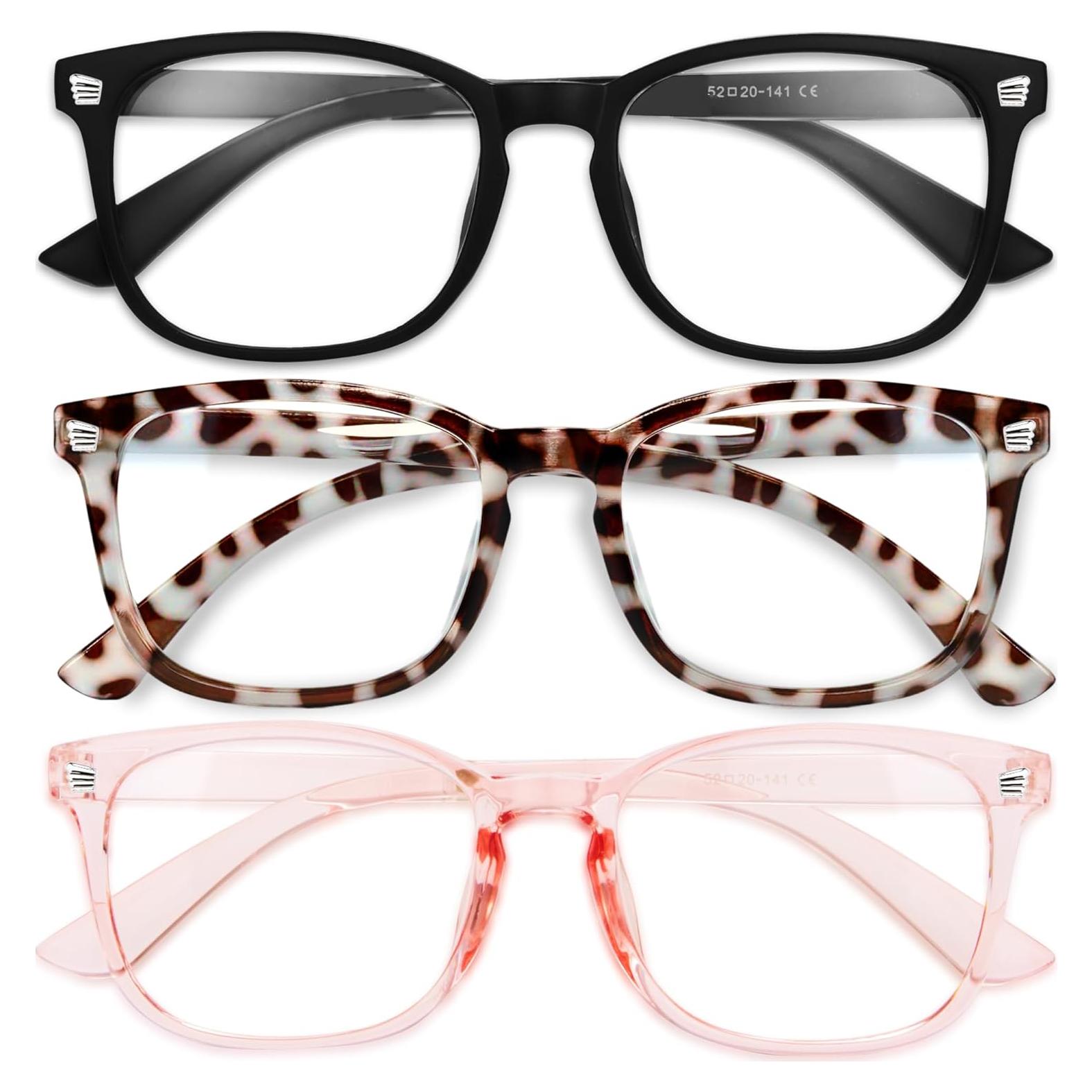 Gafas de luz azul Gaoye para mujer - 99% bloqueo UV400 - 3 colores