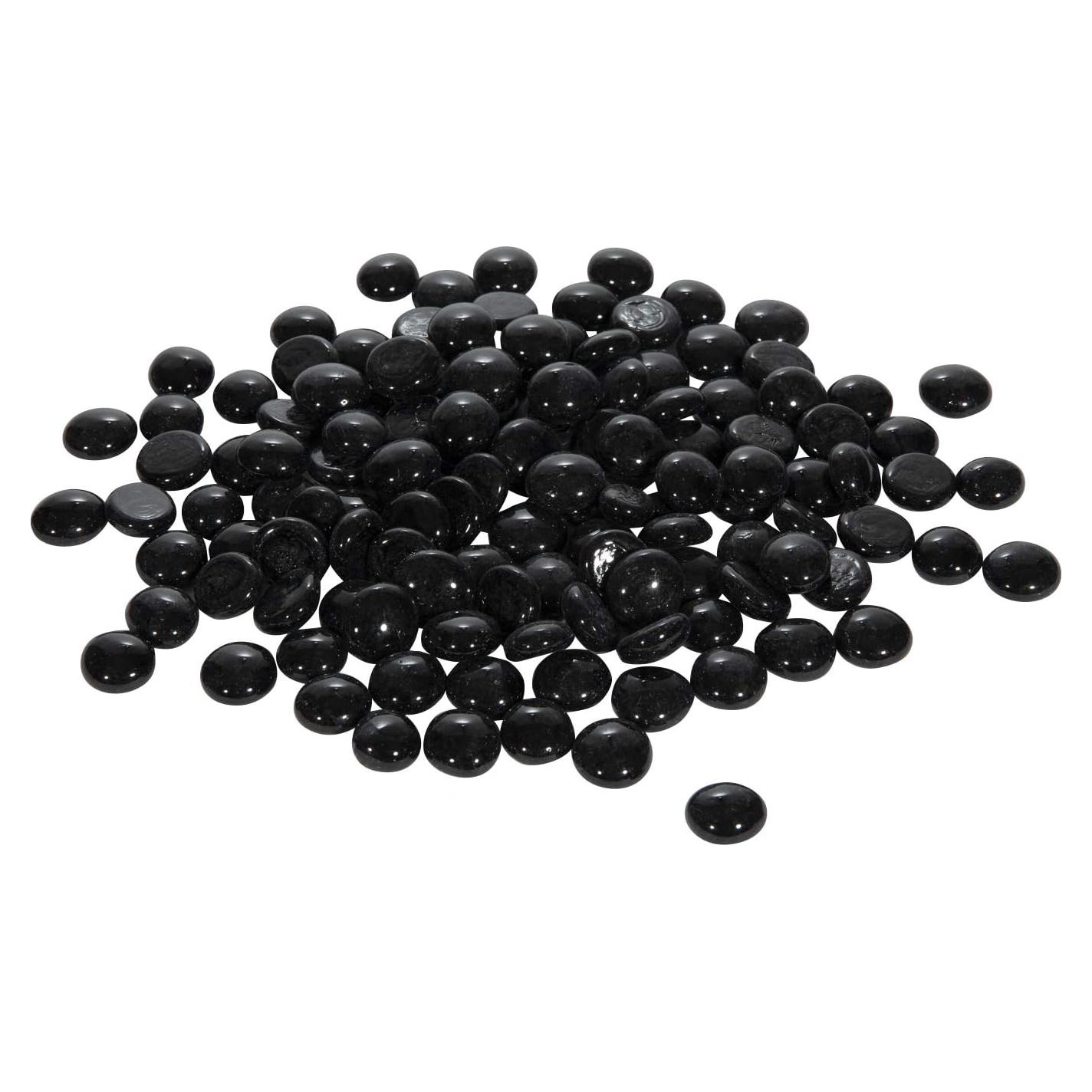 Canicas de vidrio decorativas Houseables 2.27 kg negras