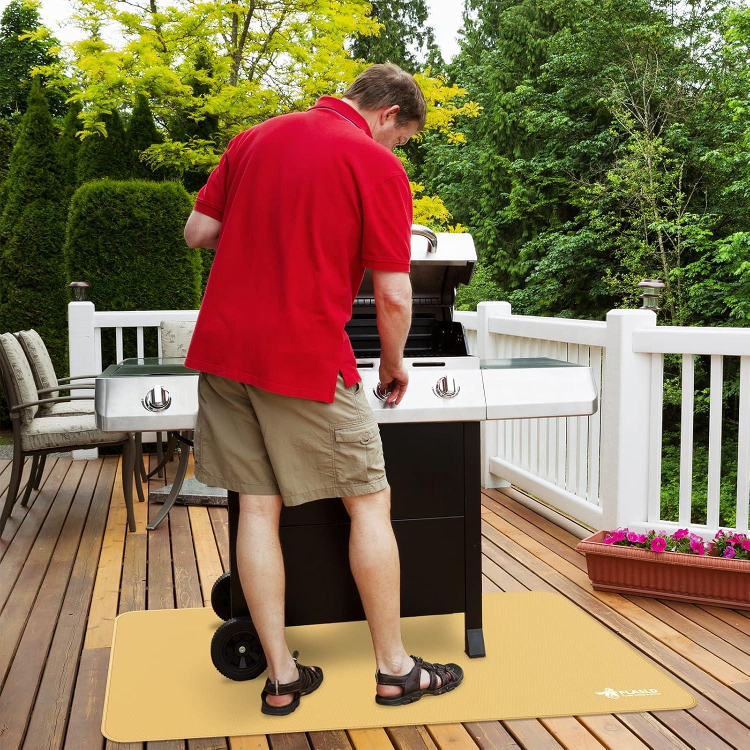 Alfombra Protectora Resistente al Fuego FLASLD 61x107 cm