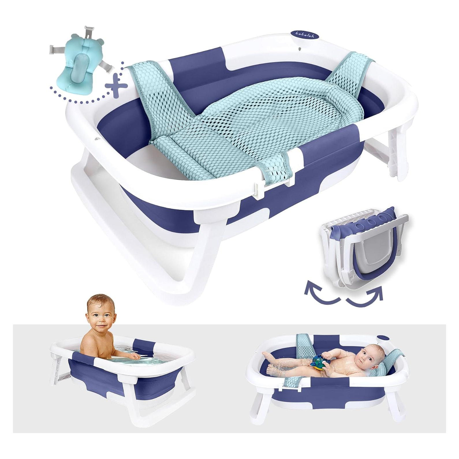 Bañera Plegable Bebeleh para Bebés 0-24 Meses Azul