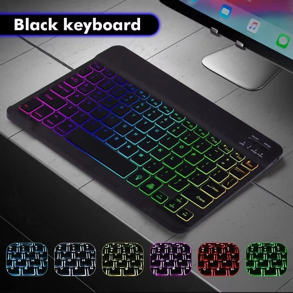 Combo Teclado y Ratón Bluetooth Guiheng Negro - Retroiluminado