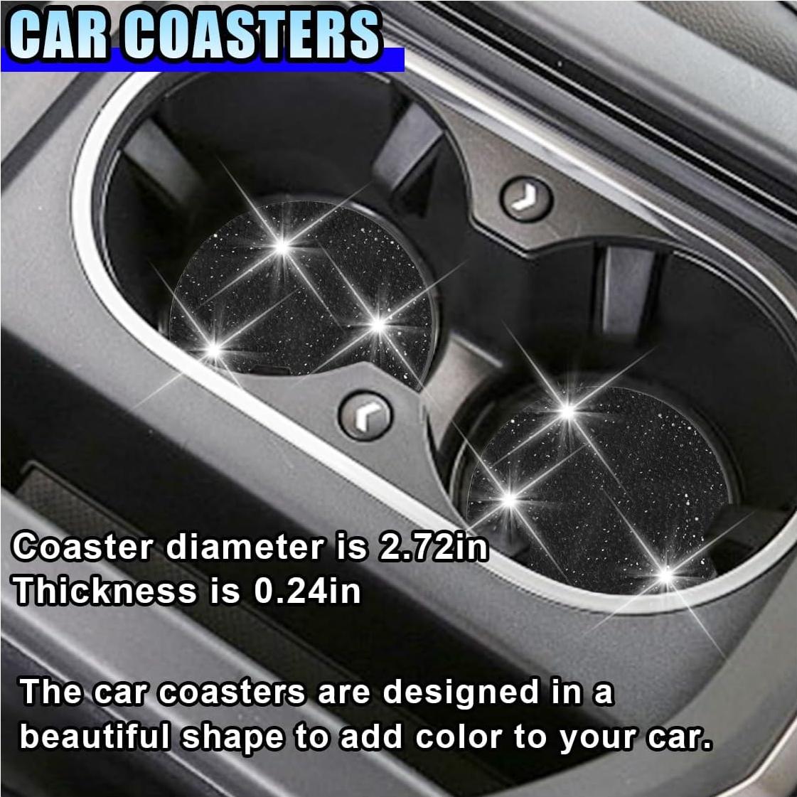 Juego de Accesorios de Coche Esponjoso LHDOS 10PCS Negro