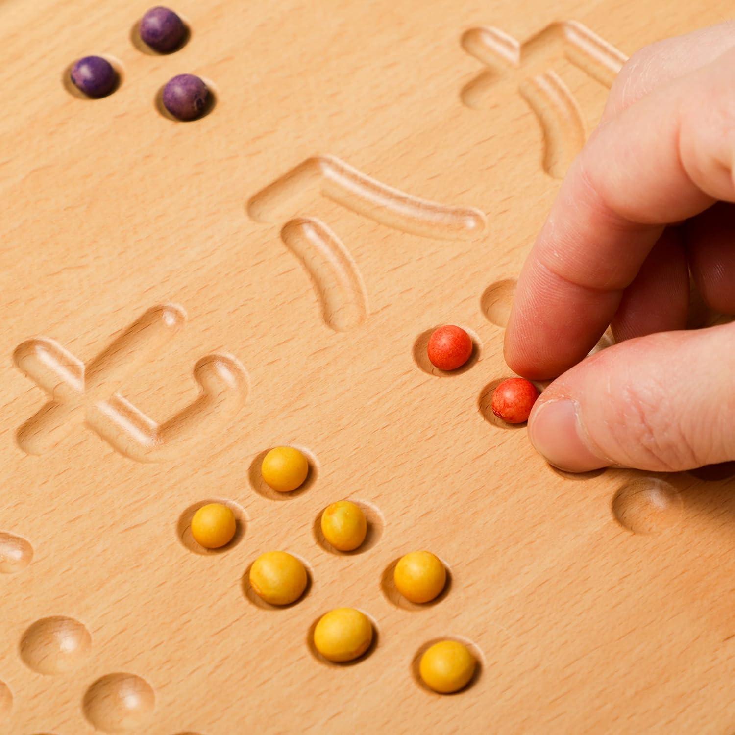 Tablero de Números Chinos Blue Ginkgo 1-10 Doble Cara 29.2x23.4cm