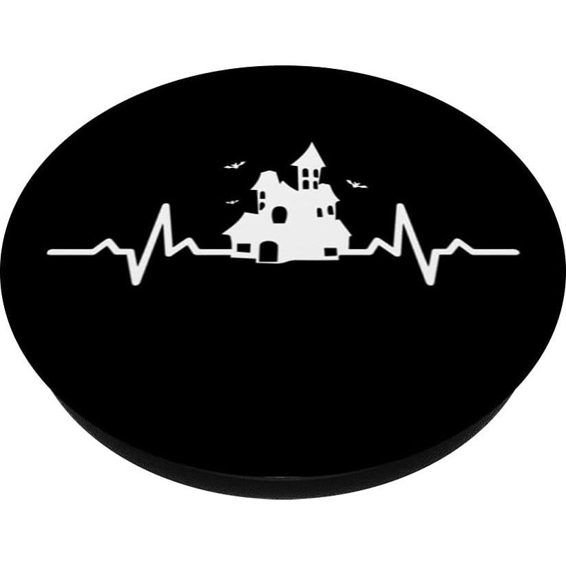 PopSockets PopGrip Halloween Murciélago Negro Intercambiable
