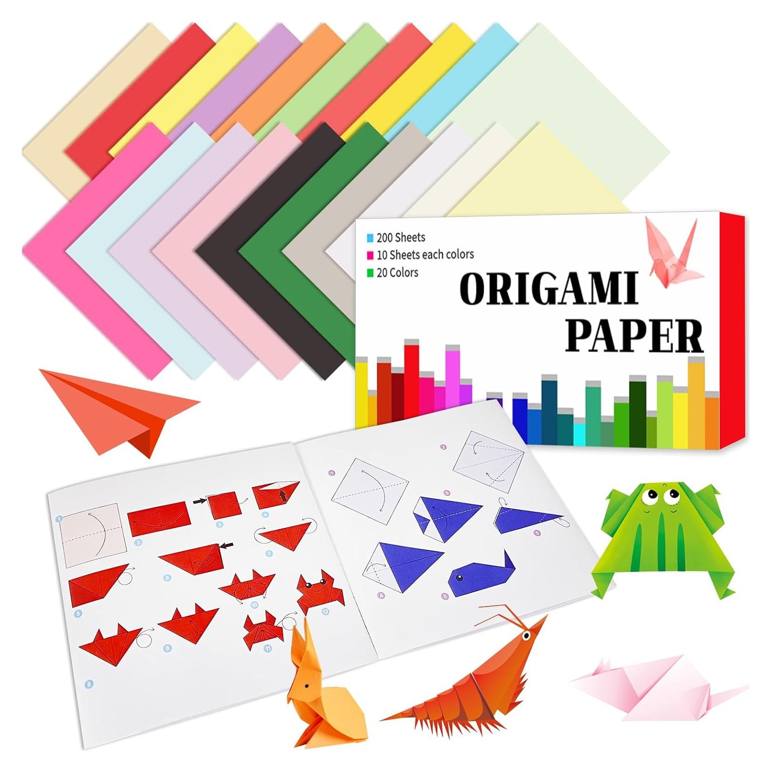 Kit de Papel Origami YINUOYOUJIA 200 Hojas 15x15 cm