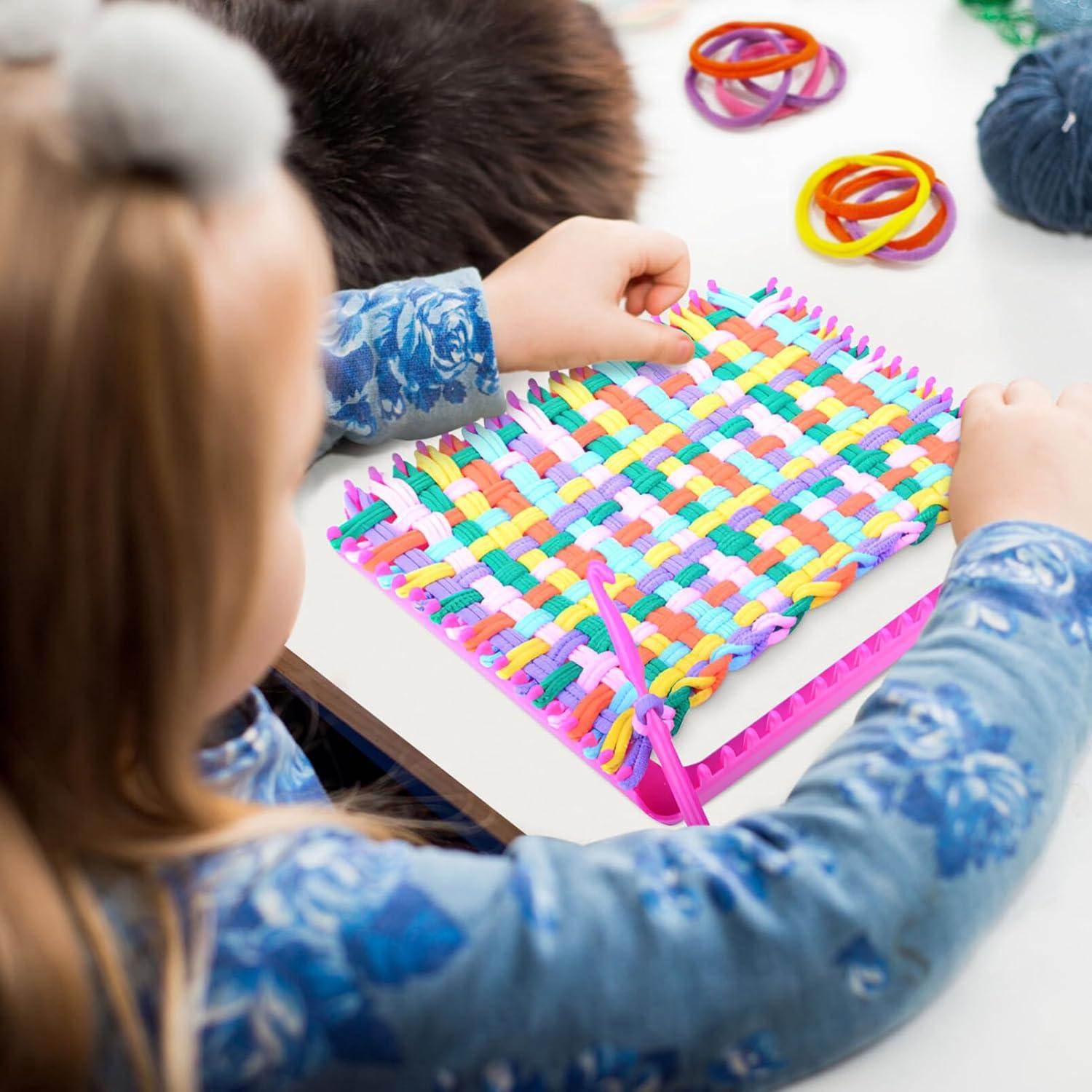 Kit de Telar SAFIGLE 192 Piezas Manualidades Arcoíris