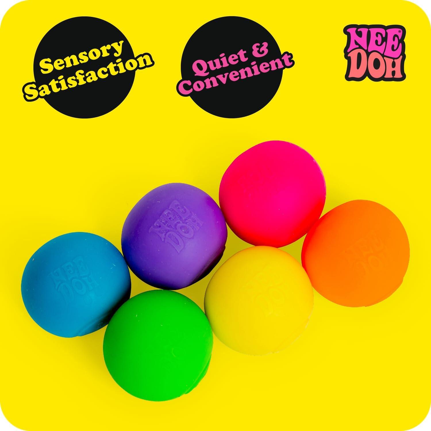 Juguete Sensorial Schylling NeeDoh Rainboh - 6 Mini Groovy Globs