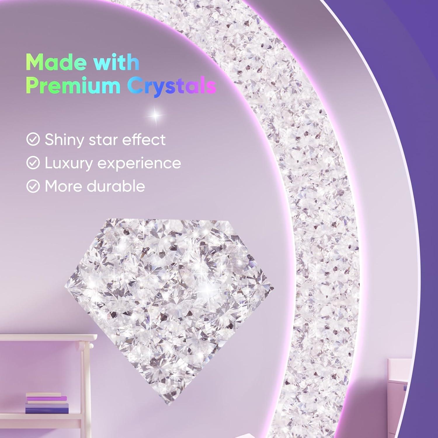 Espejo LED en forma de corazón BesMirror 61x61 cm RGBWY